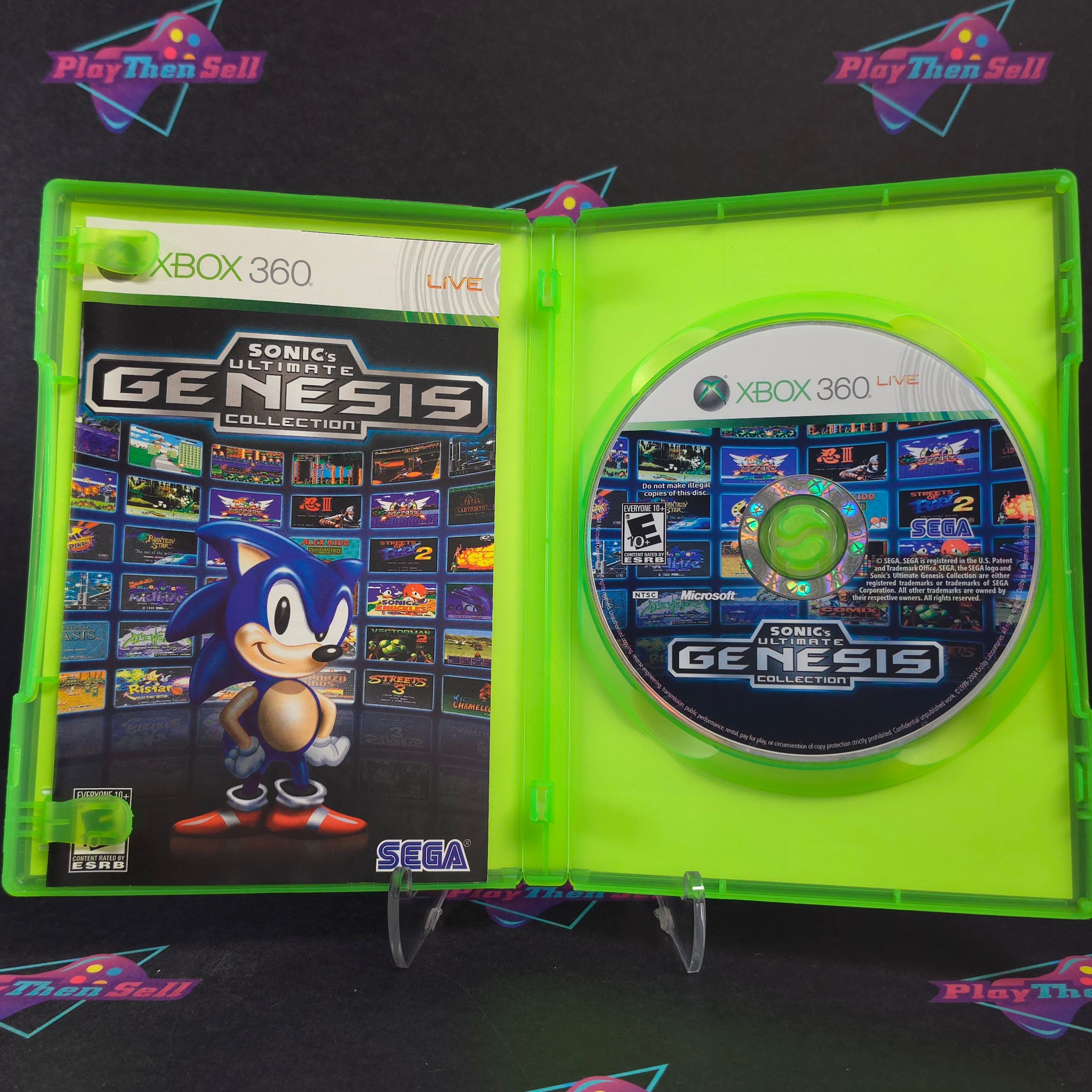 Sonic's Ultimate Genesis Collection Xbox 360 Complete - Excellent