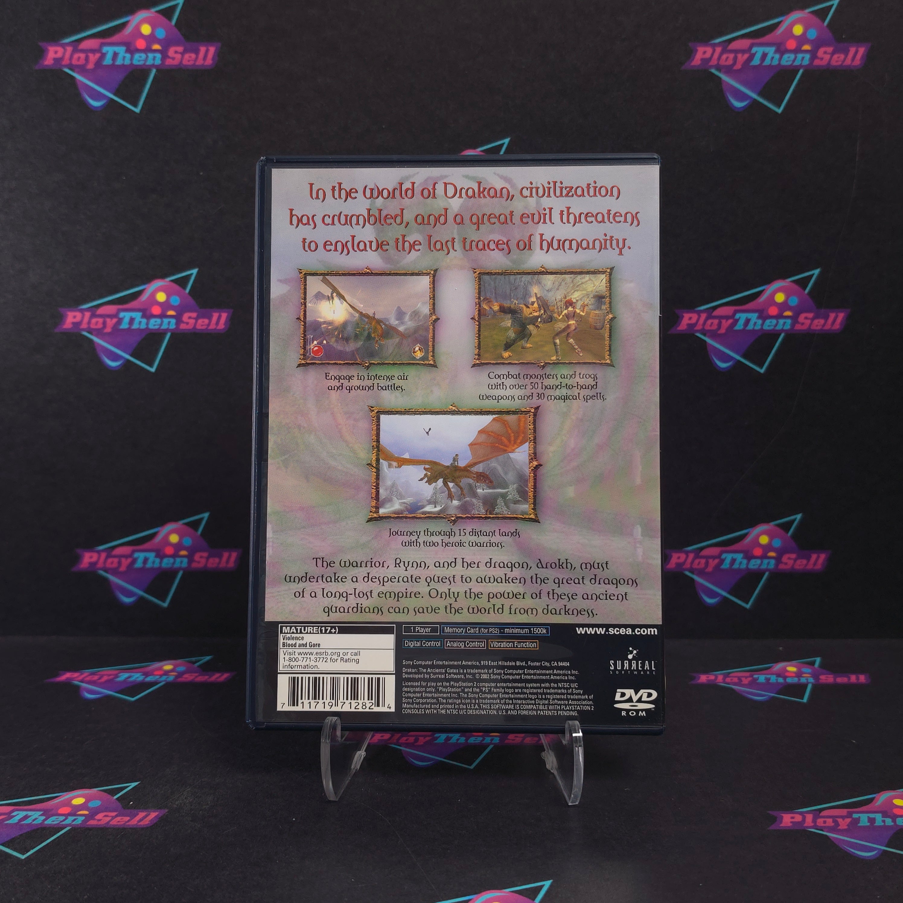 Drakan The Ancients' Gates PS2 PlayStation 2 + Reg Complete - Excellent