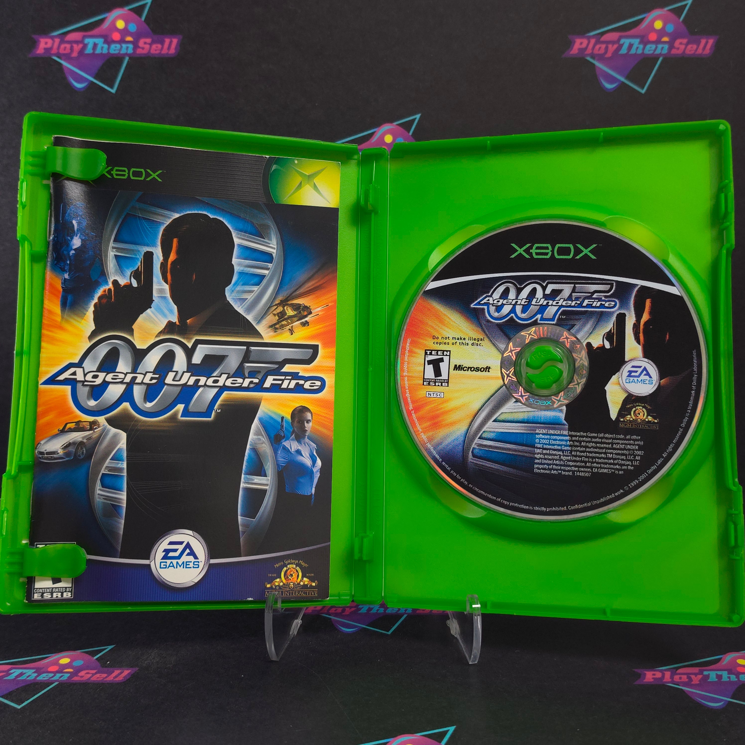 007 James Bond in Agent Under Fire Xbox PH + Reg Complete - Excellent