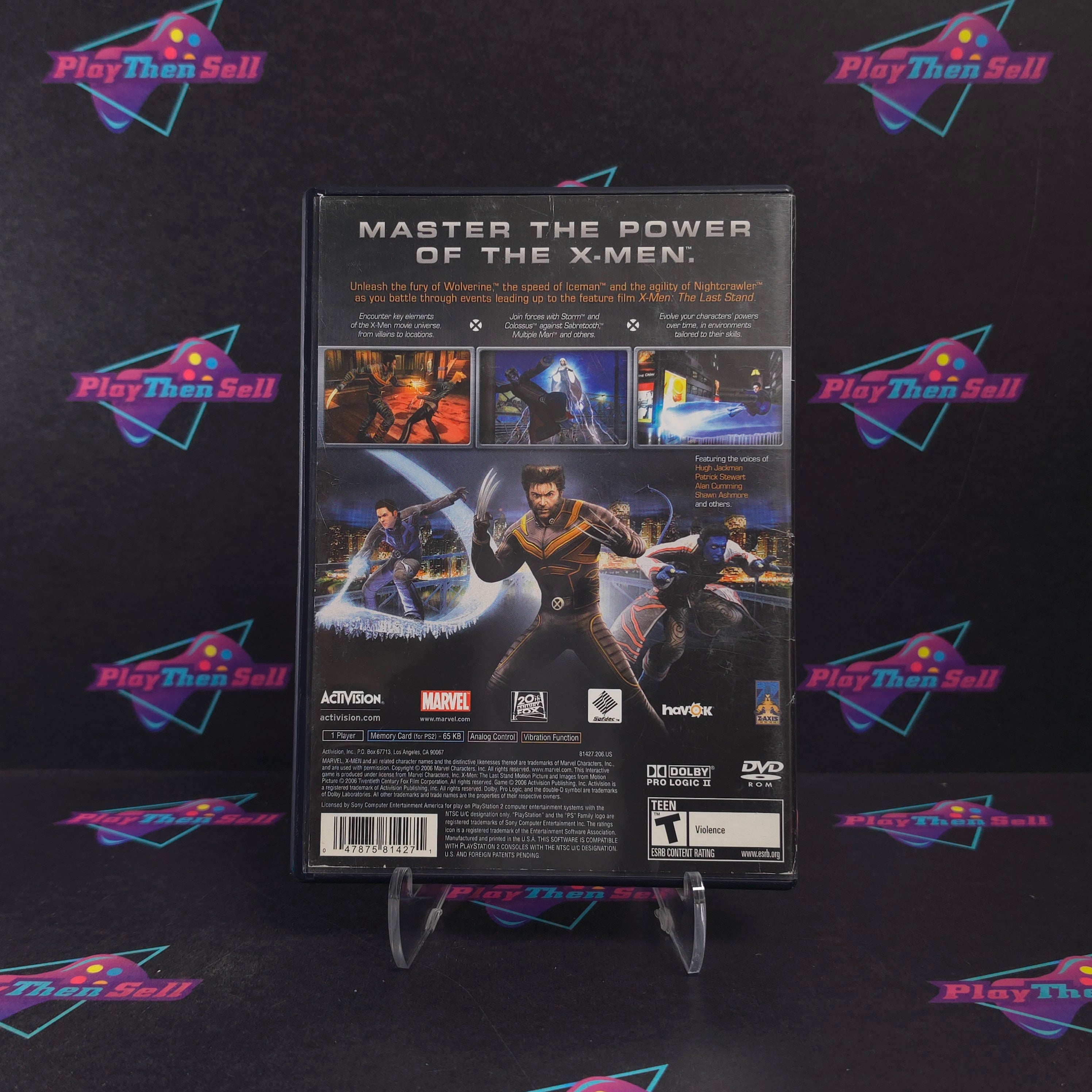 X-Men The Official Game PS2 PlayStation 2 Complete - Very Good