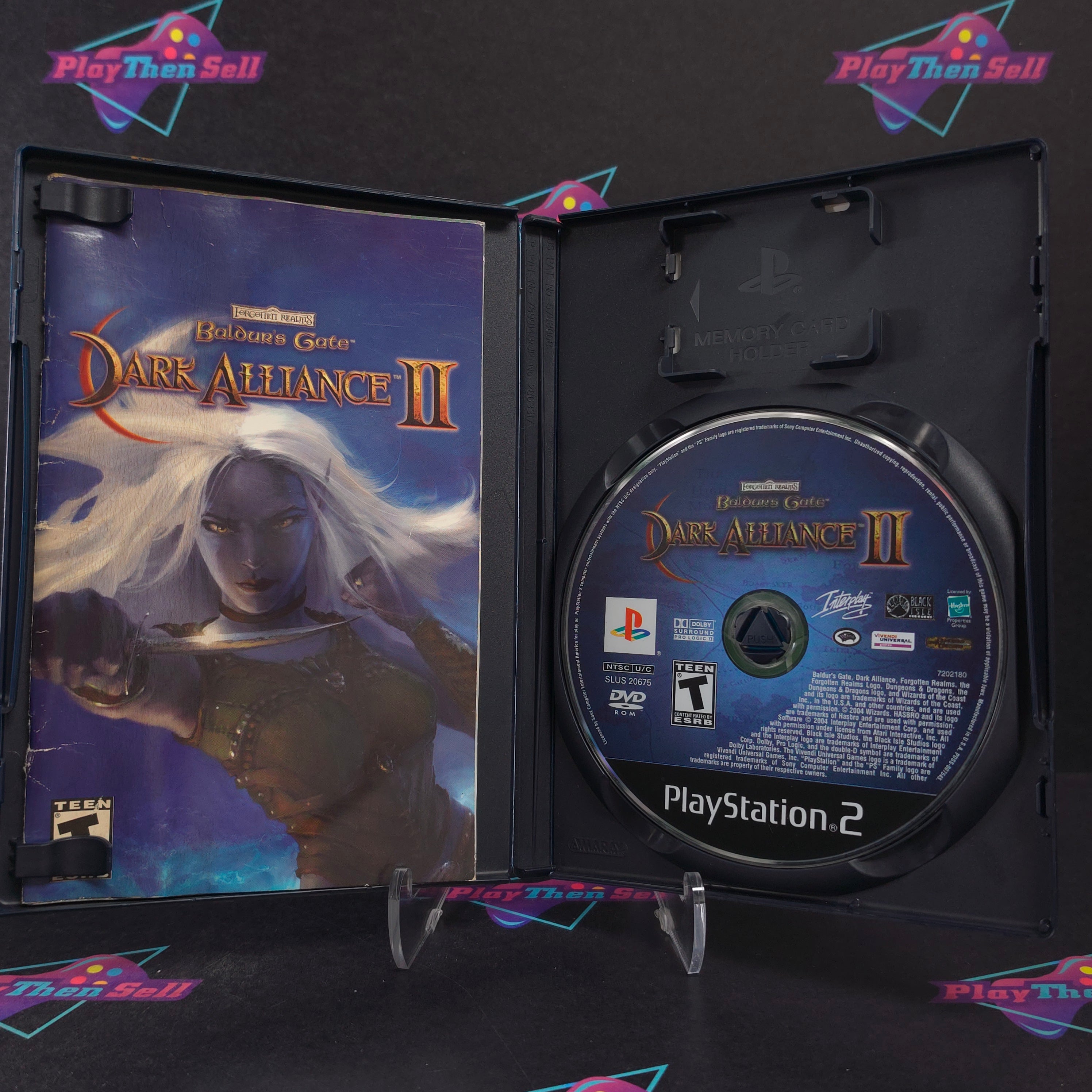 Baldur's Gate Dark Alliance II (2) PS2 PlayStation 2 Complete - Very Good