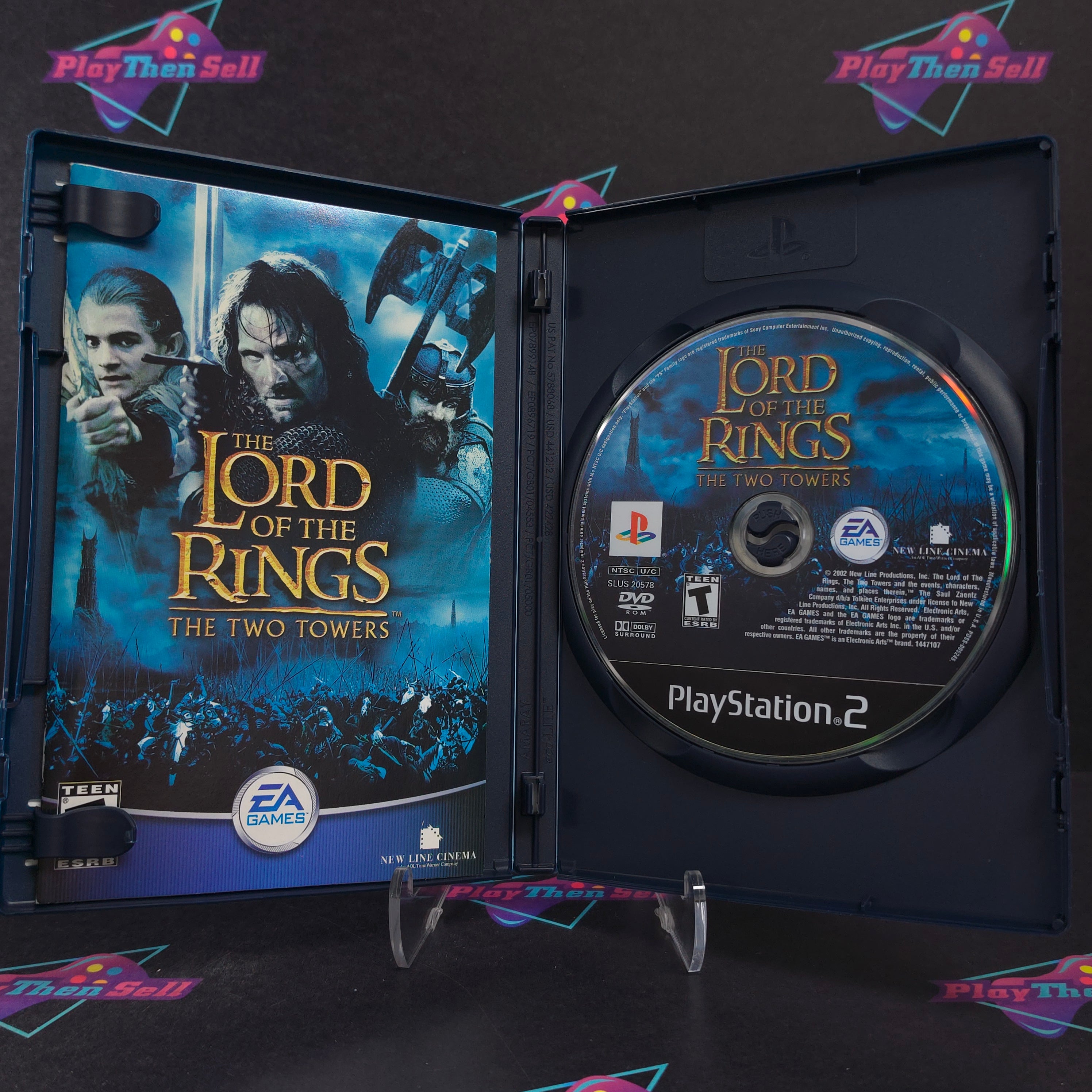 Lord of the Rings The Two Towers PS2 PlayStation 2 Complete - Very Good
