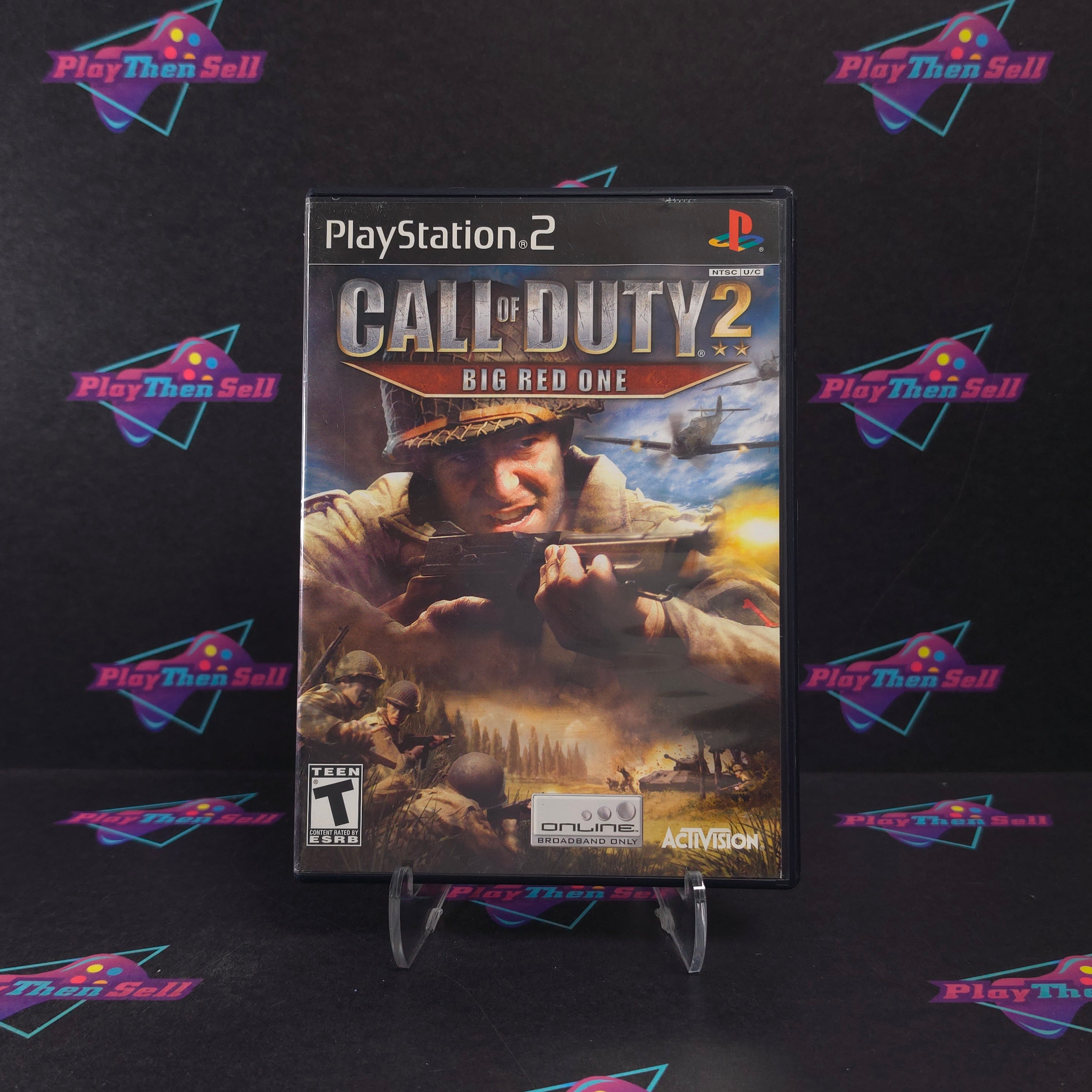 Call of Duty 2 Big Red One PS2 PlayStation 2 Complete - Very Good