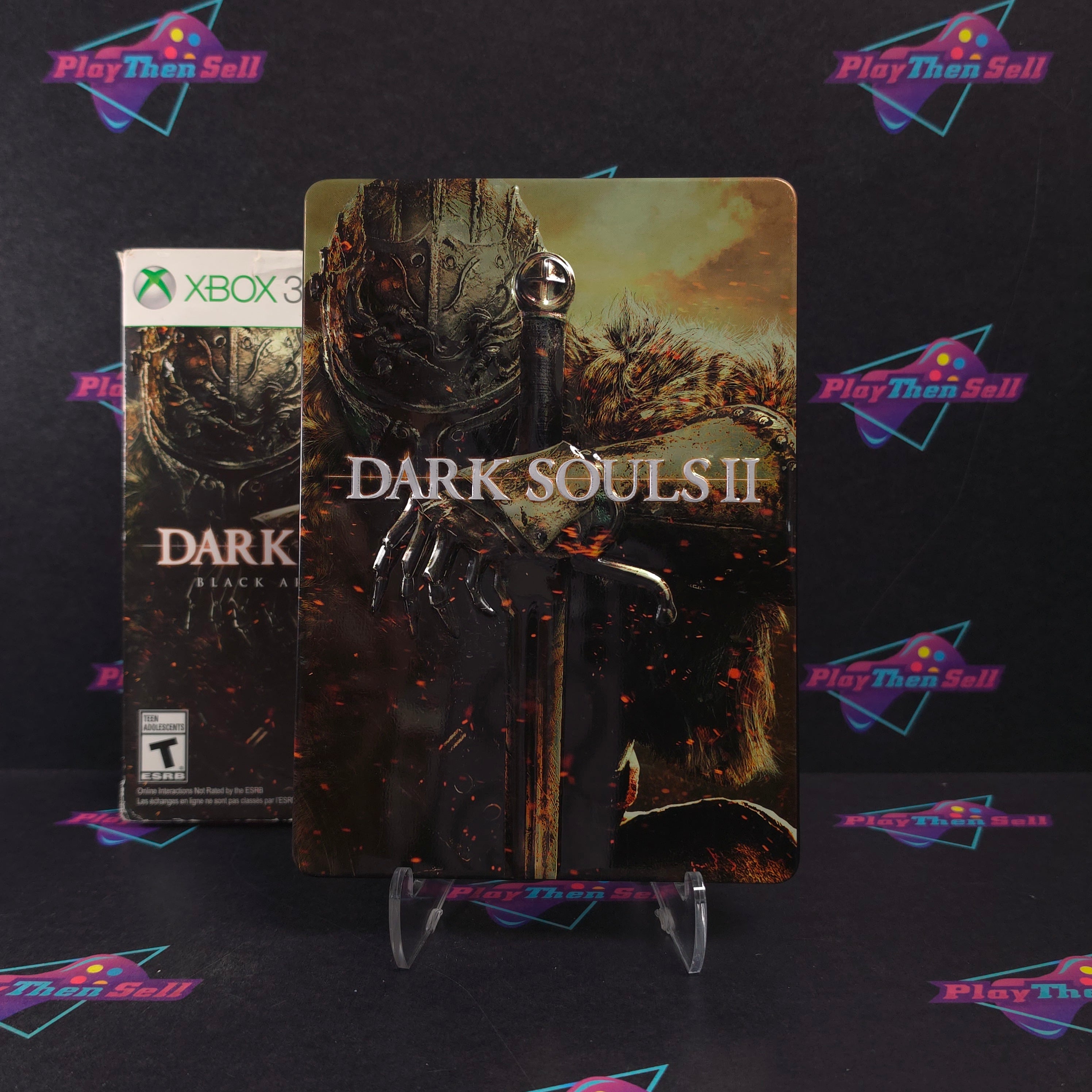 Dark Souls II (2) Black Armor Edition Xbox 360 + Sleeve/CD Complete - Very Good