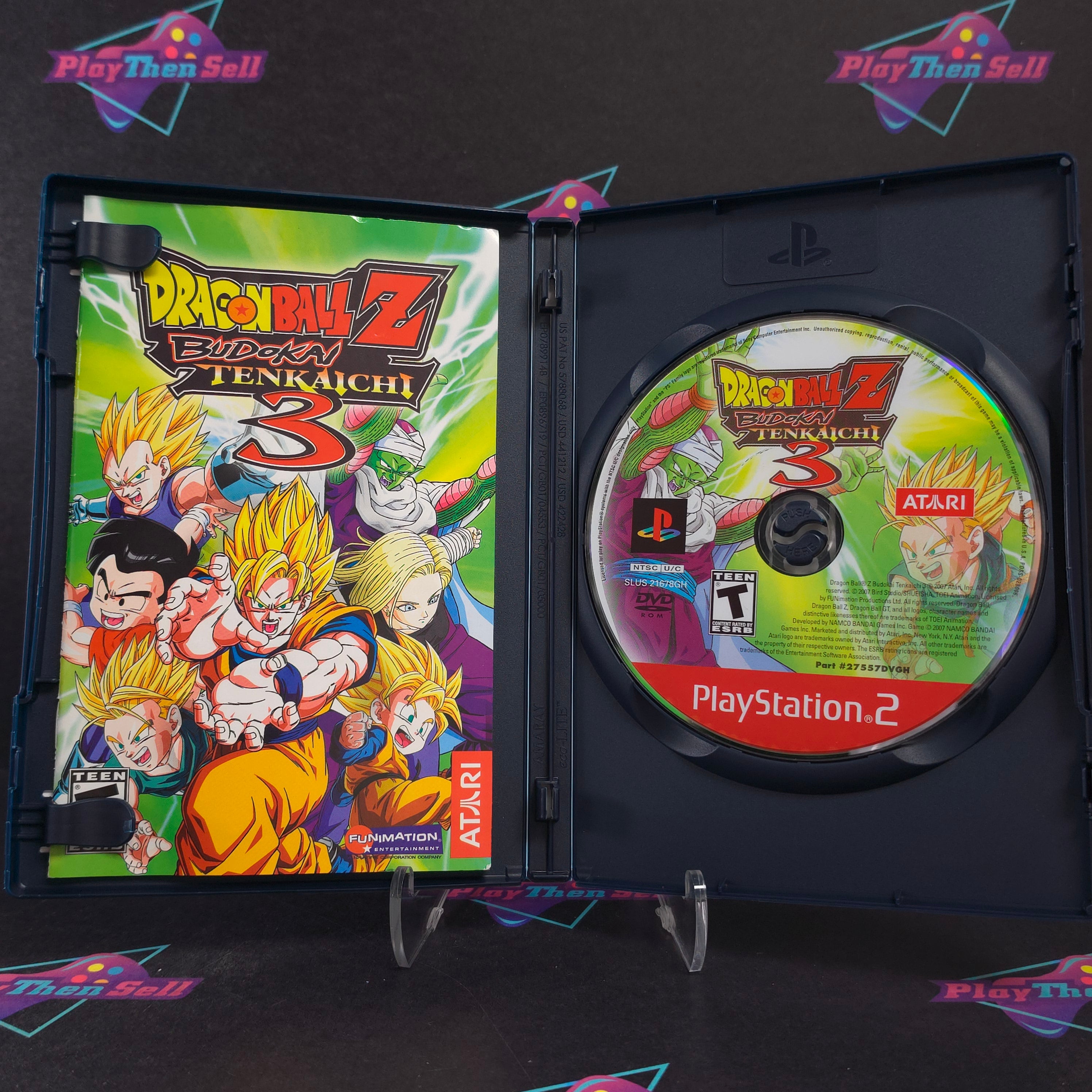 Dragonball Z Budokai Tenkaichi 3 PS2 PlayStation 2 GH Complete - Excellent