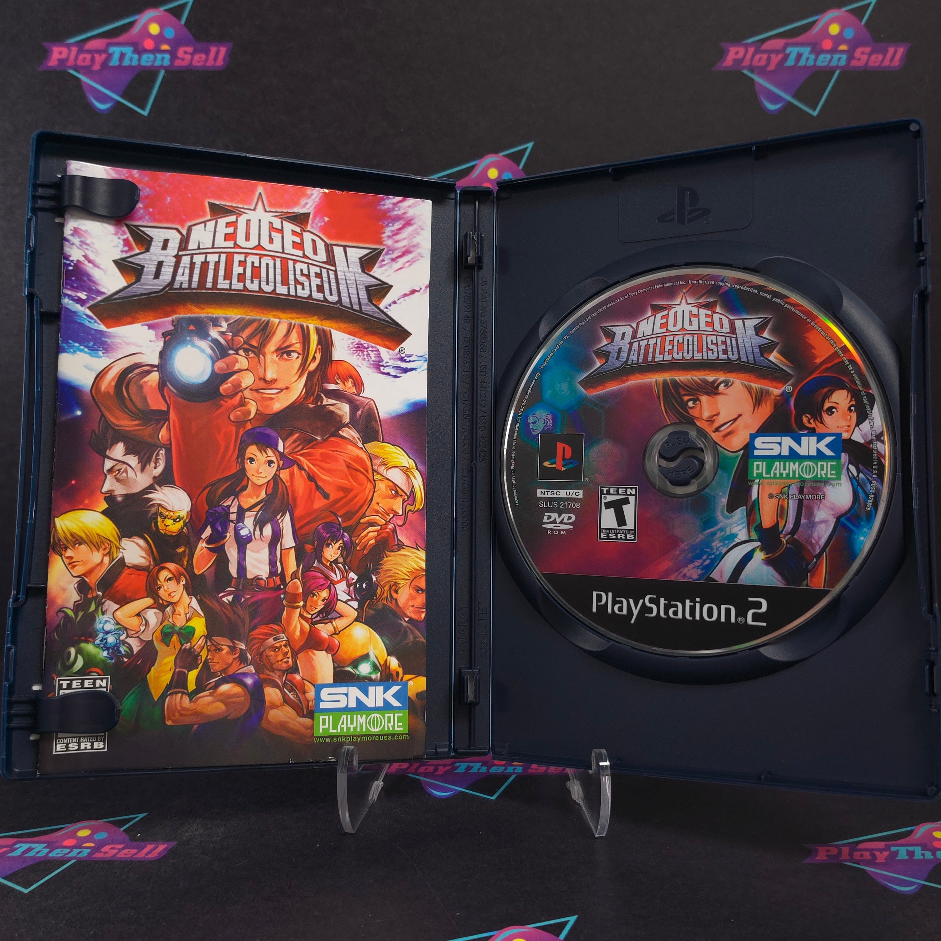 NeoGeo Battle Coliseum PS2 PlayStation 2 Complete - Excellent