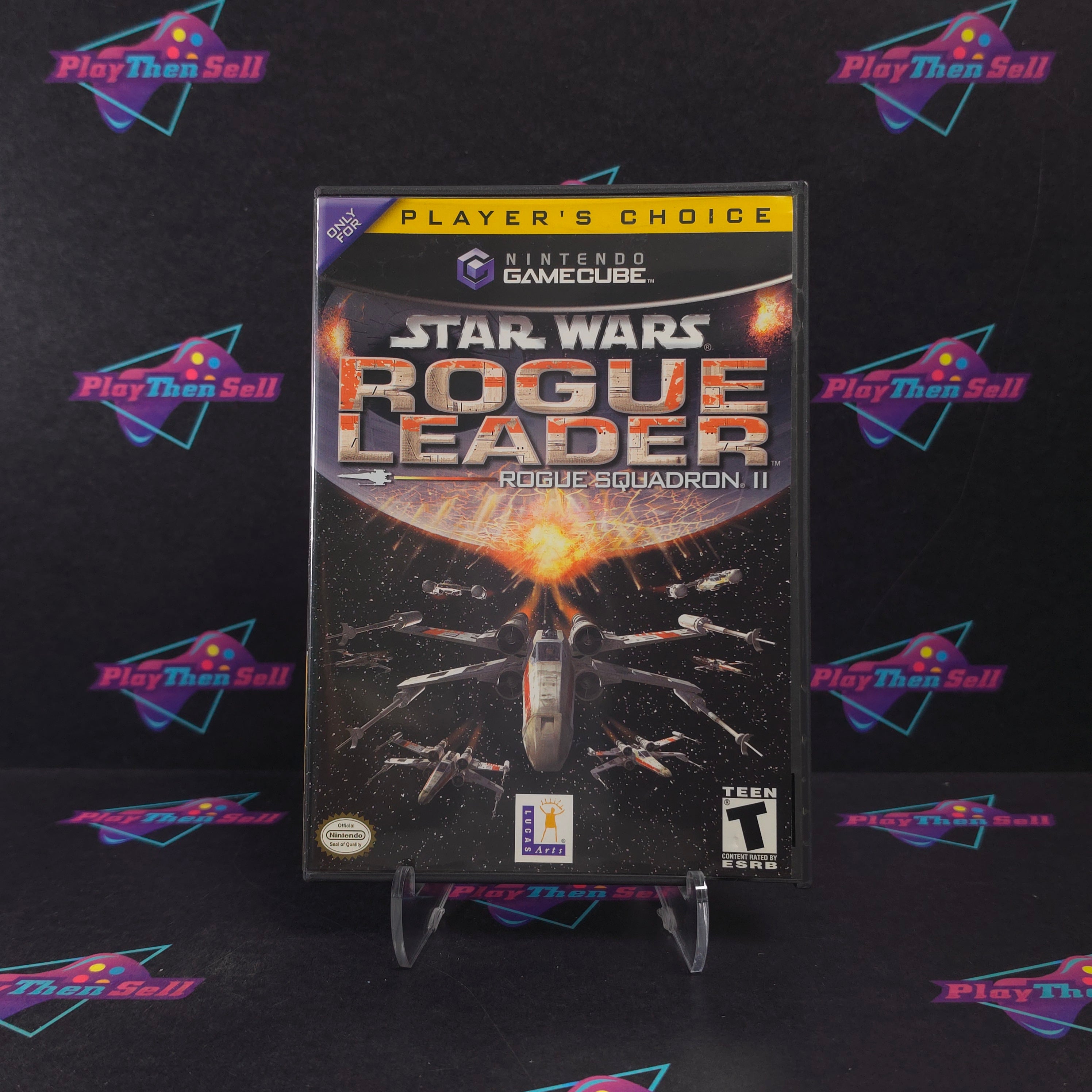 Star Wars Rogue Leader Rogue Squadron II (2) Nintendo GameCube PC + Reg CIB - Excellent