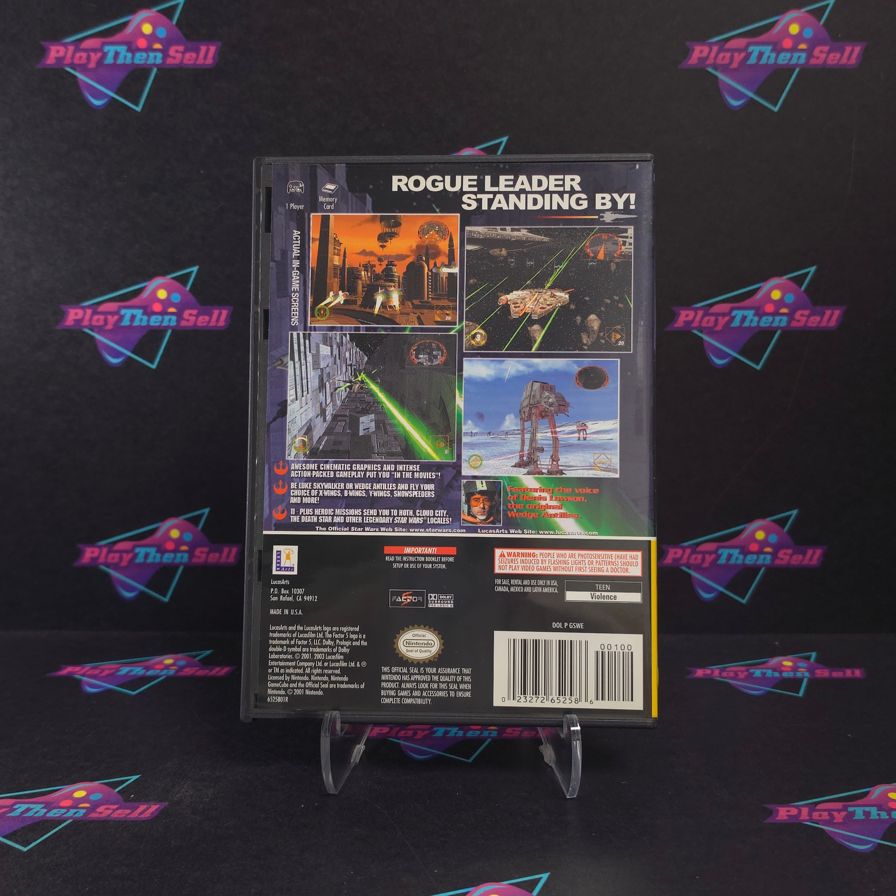 Star Wars Rogue Leader Rogue Squadron II (2) Nintendo GameCube PC + Reg CIB - Excellent