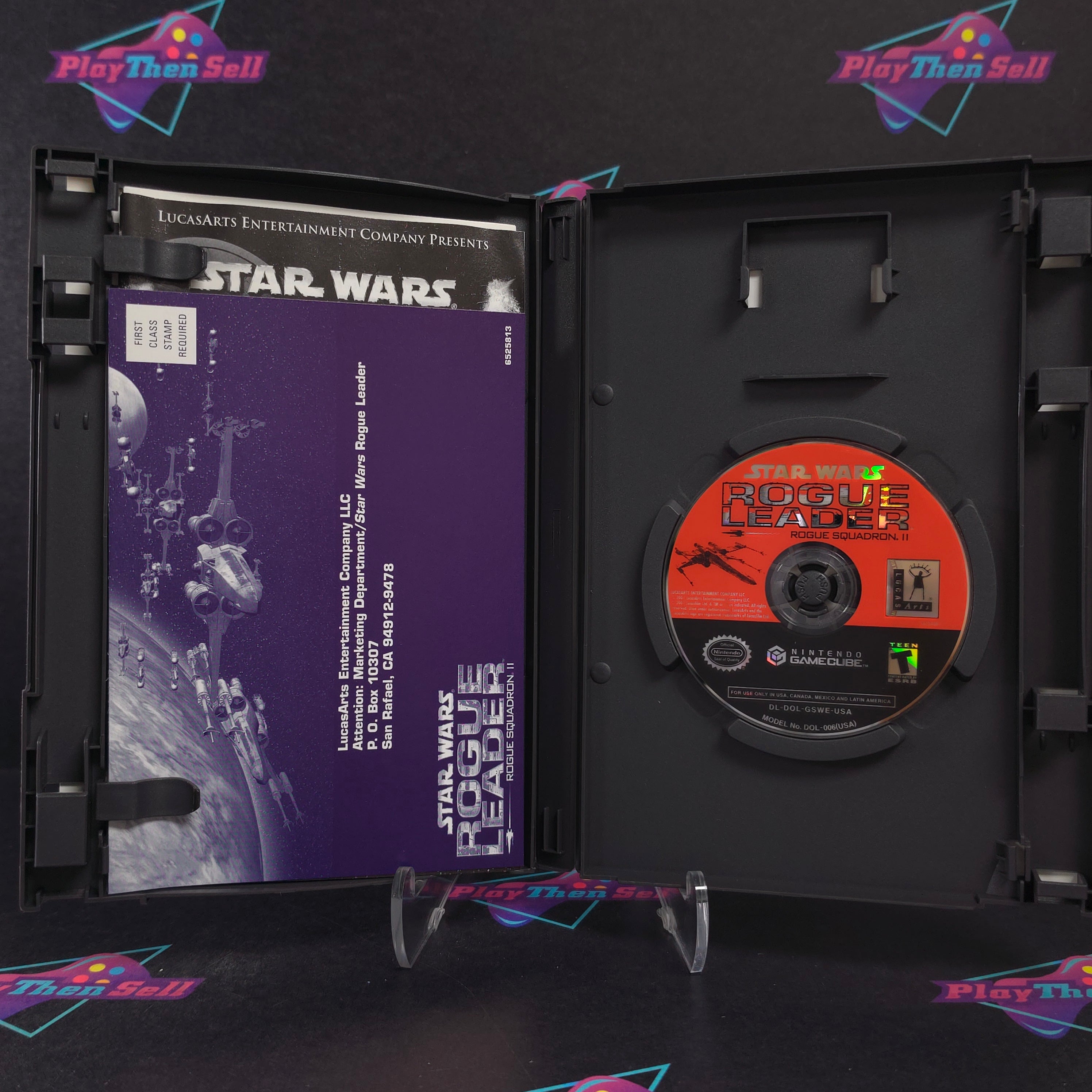 Star Wars Rogue Leader Rogue Squadron II (2) Nintendo GameCube PC + Reg CIB - Excellent