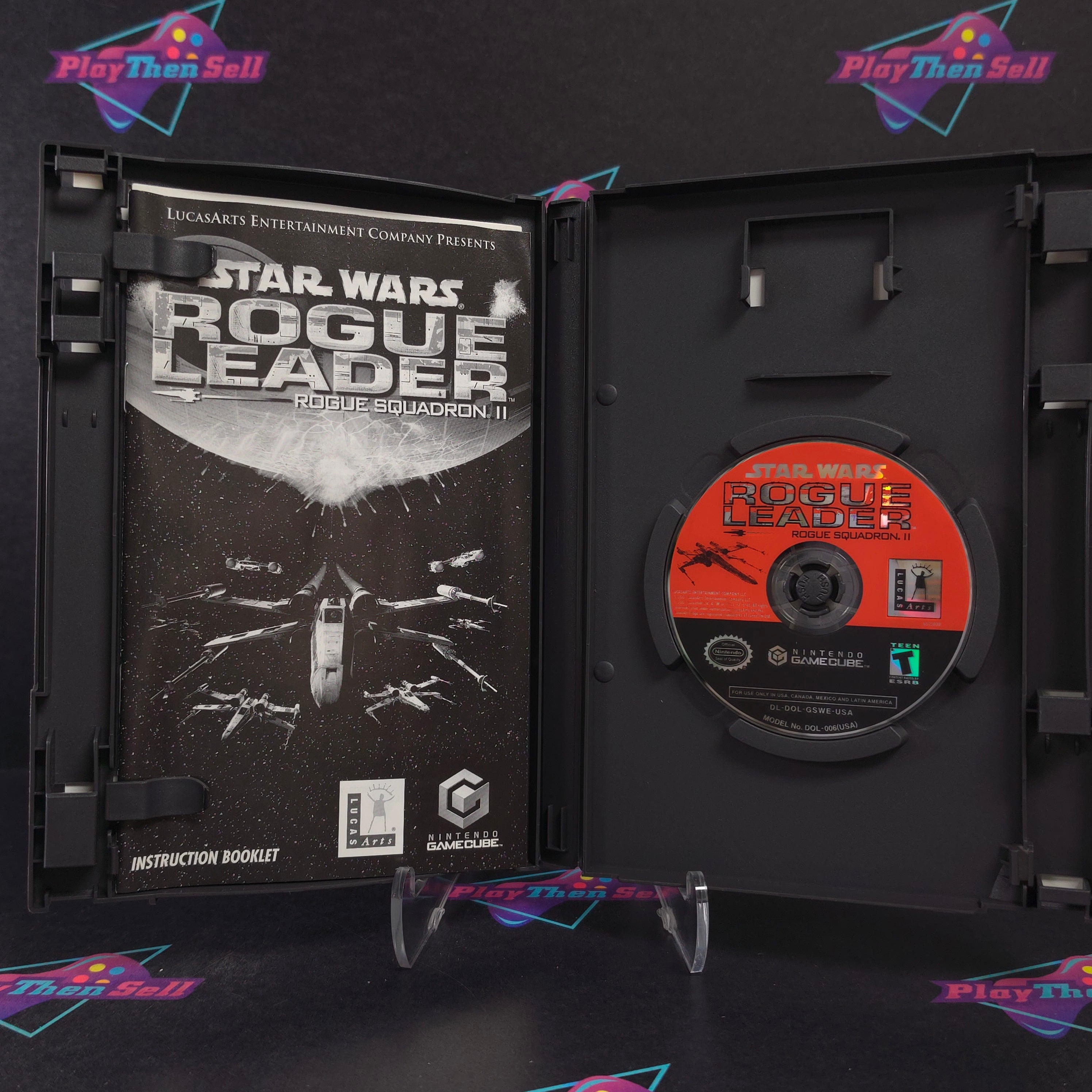 Star Wars Rogue Leader Rogue Squadron II (2) Nintendo GameCube PC + Reg CIB - Excellent