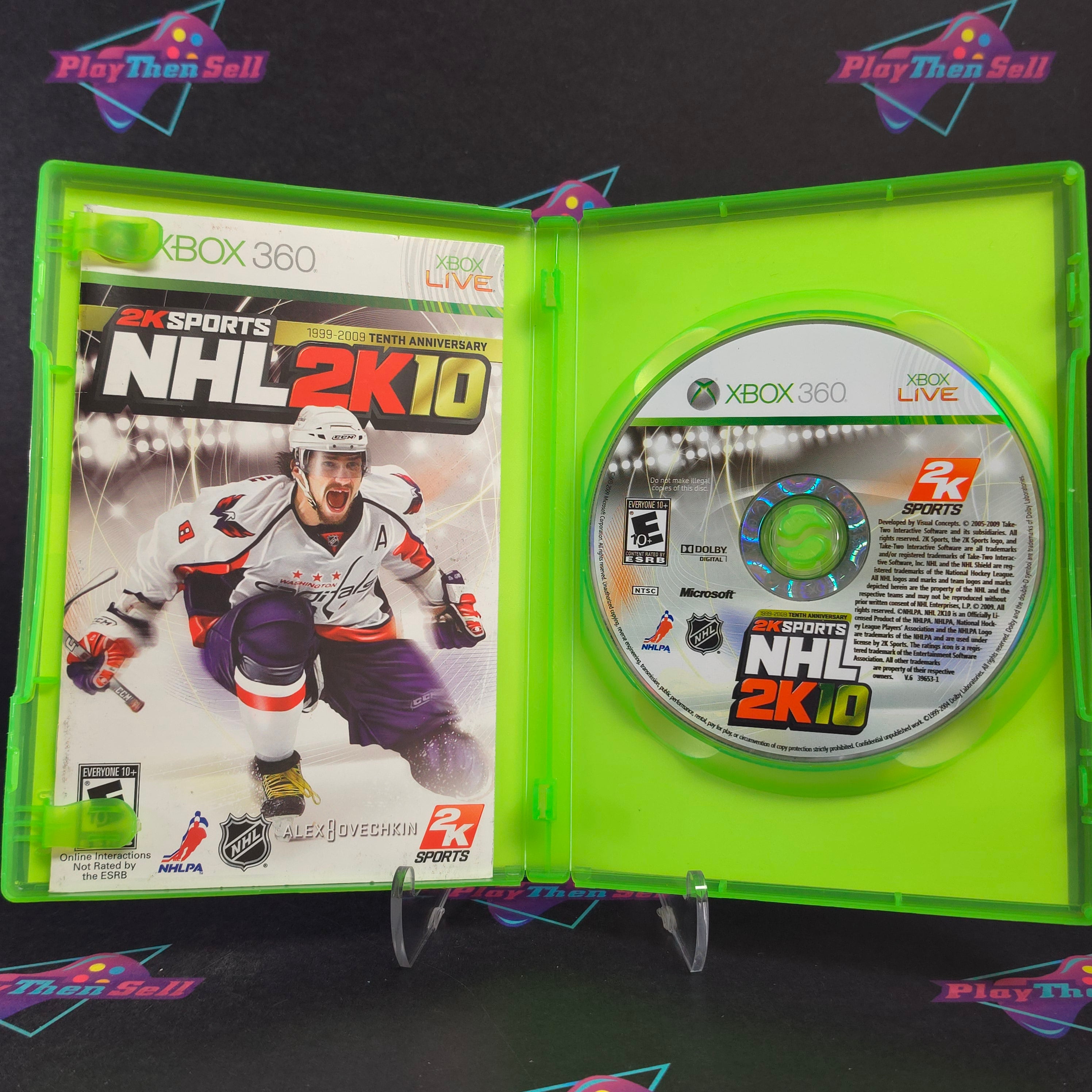 NHL 2K10 Xbox 360 Complete - Excellent