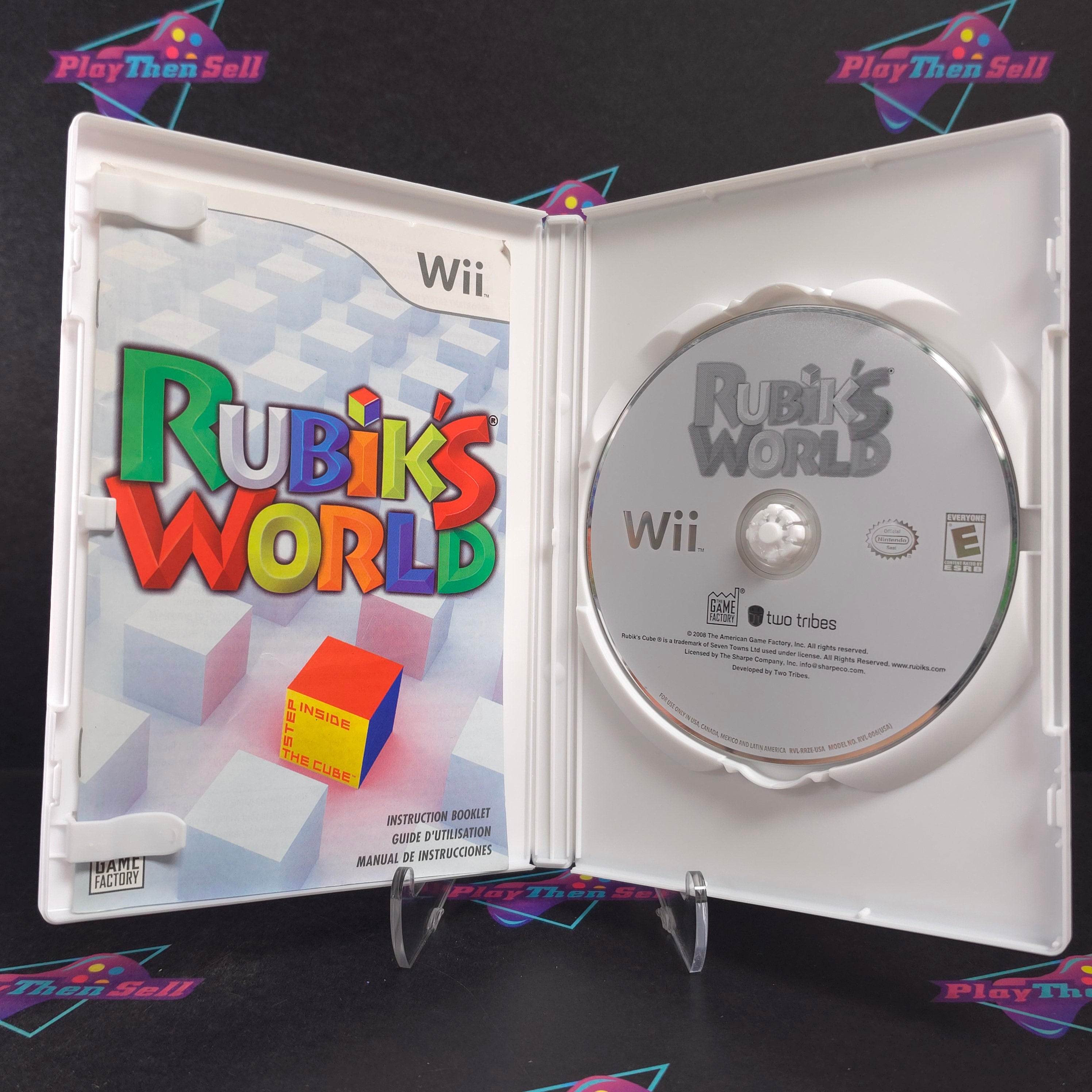 Rubik's World Nintendo Wii Complete - Excellent