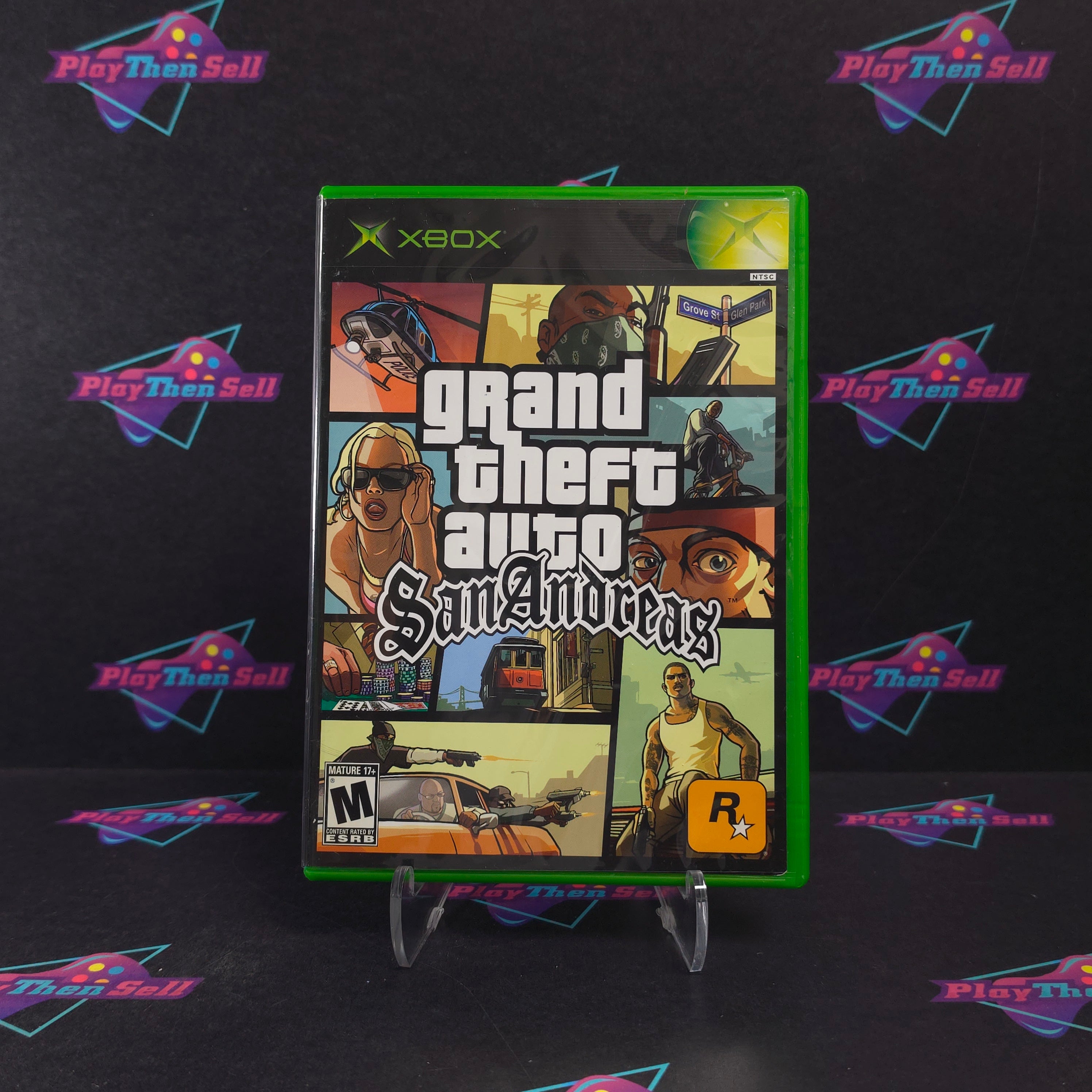 Grand Theft Auto San Andreas Xbox Complete - Excellent