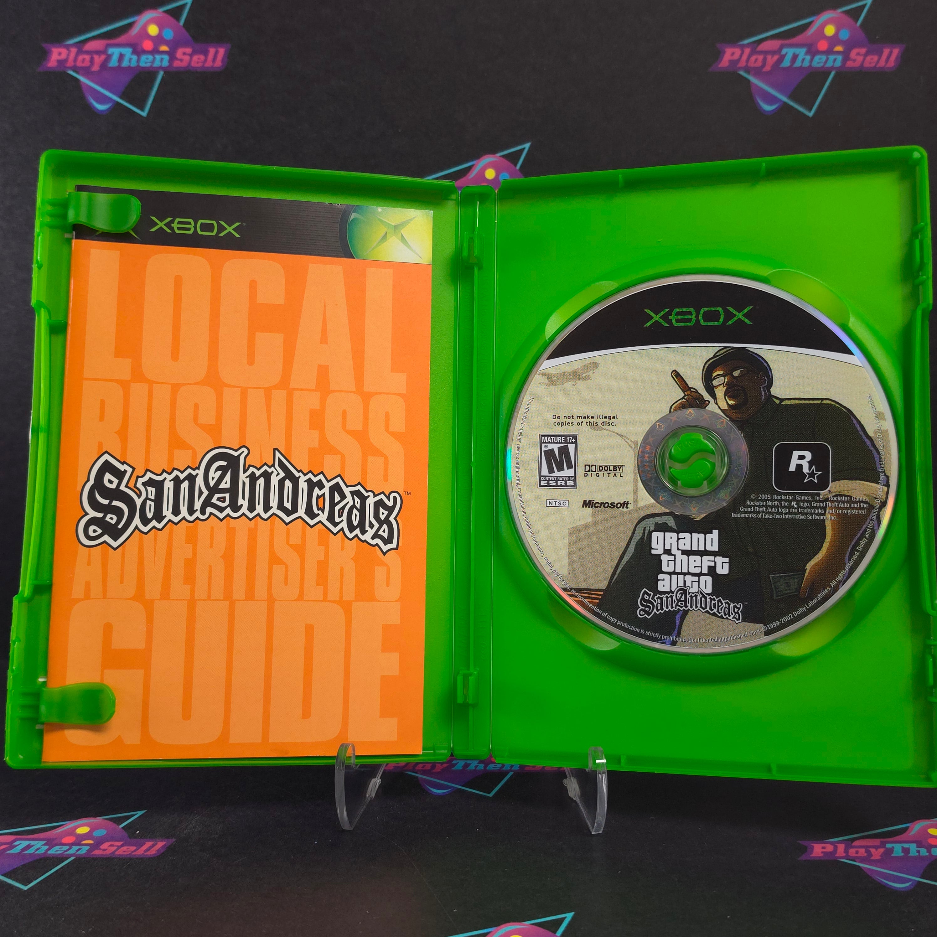 Grand Theft Auto San Andreas Xbox Complete - Excellent