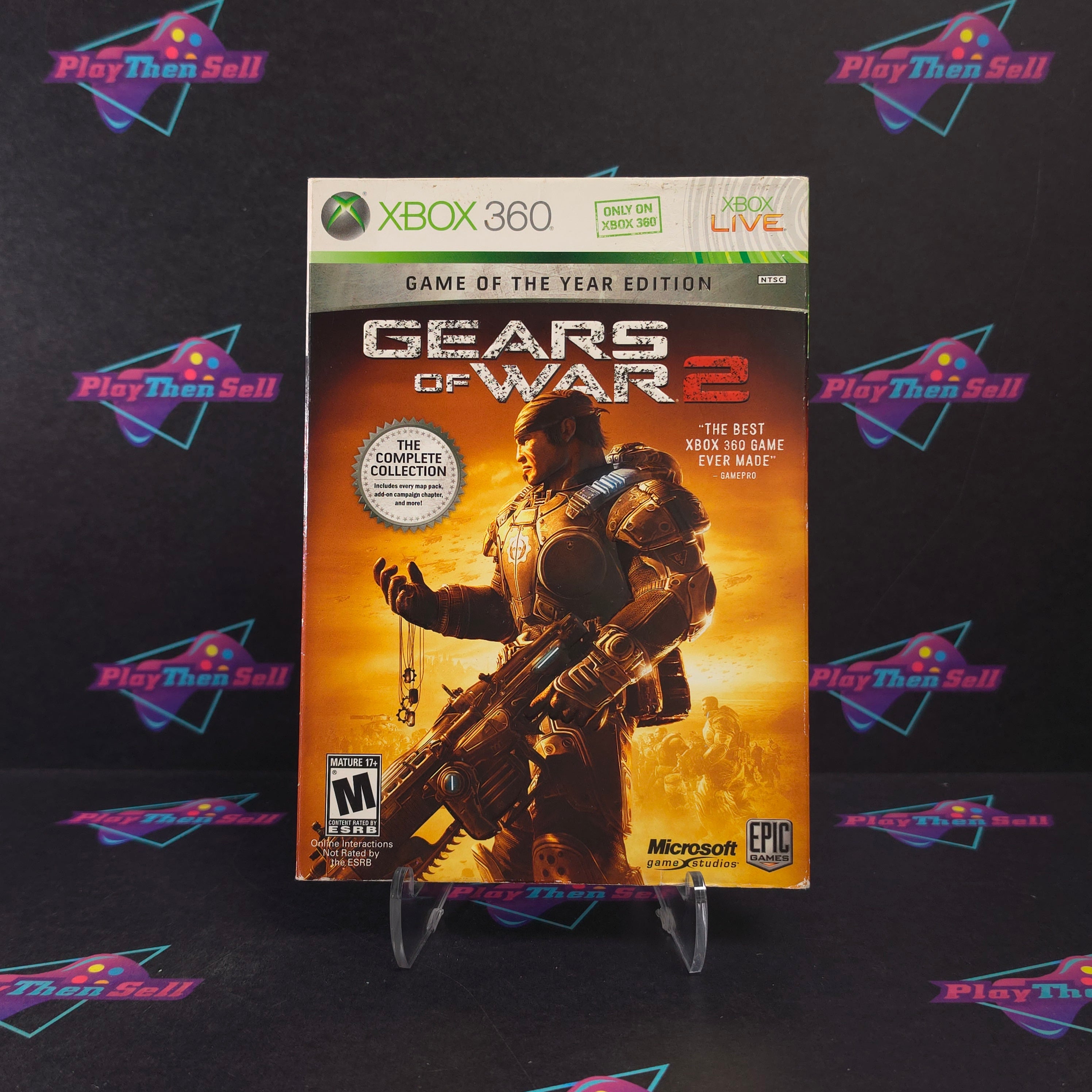 Gears of War 2 GOTY Xbox 360 + Sleeve / Bonus Disc Complete - Excellent