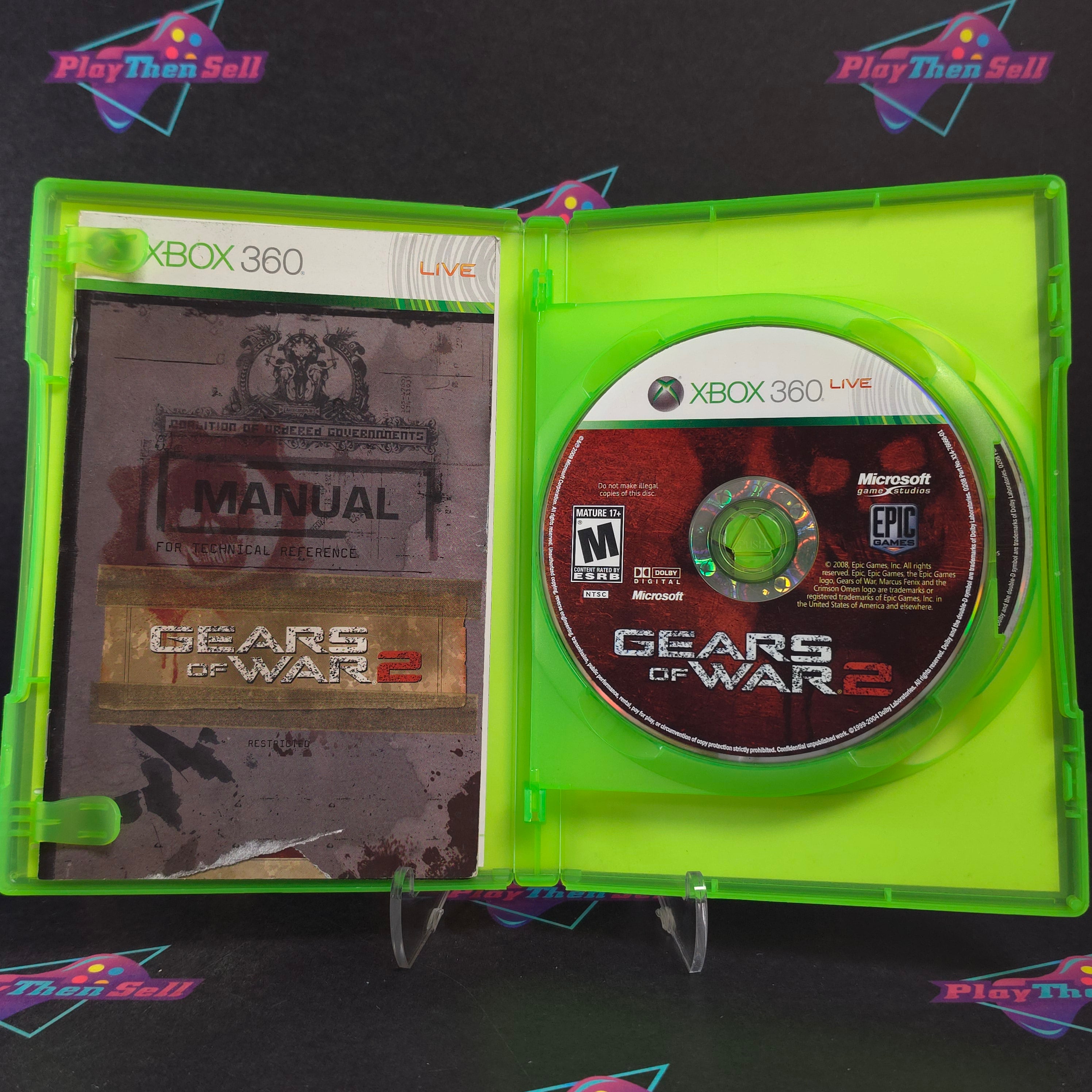 Gears of War 2 GOTY Xbox 360 + Sleeve / Bonus Disc Complete - Excellent