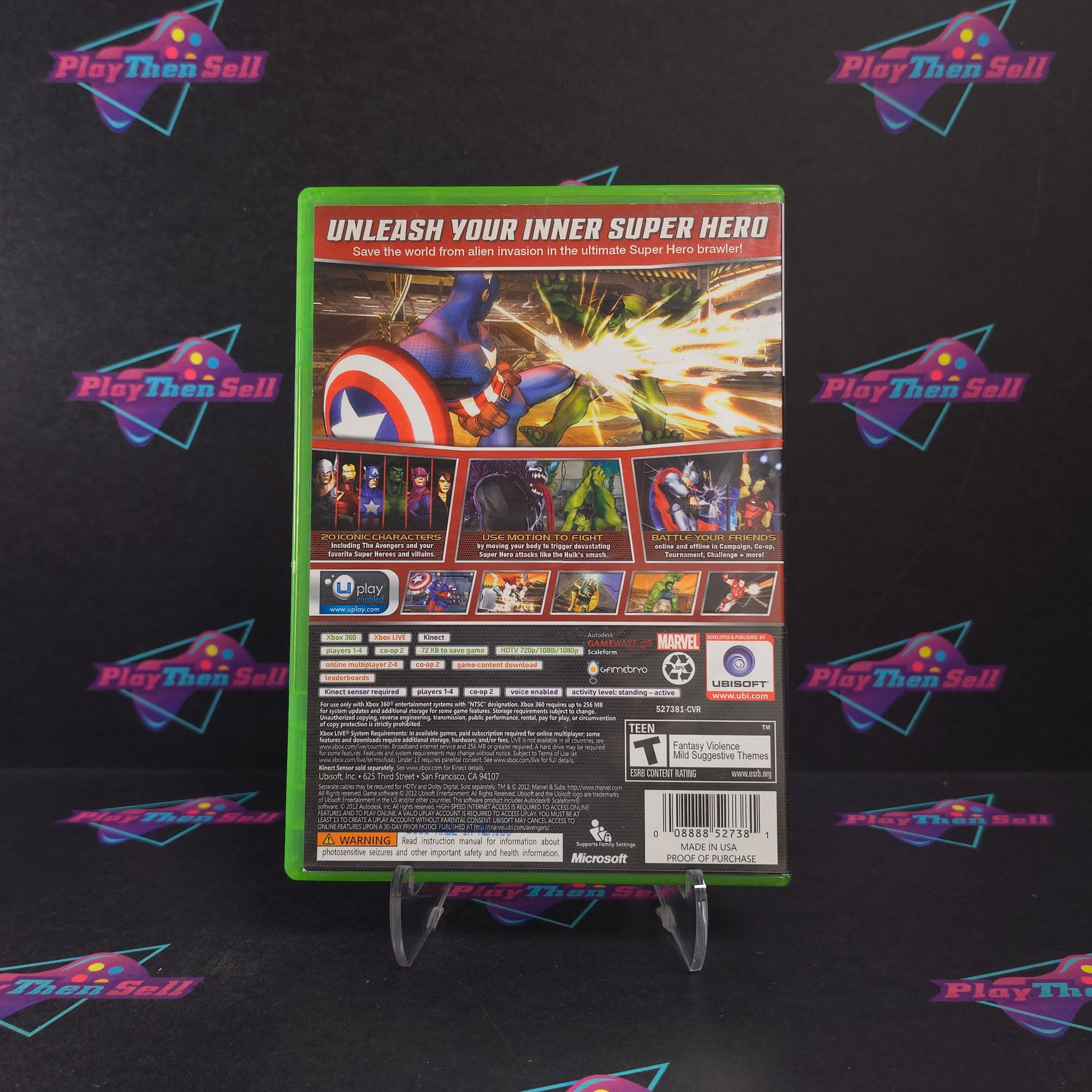 Marvel Avengers Battle For Earth Xbox 360 - Very Good