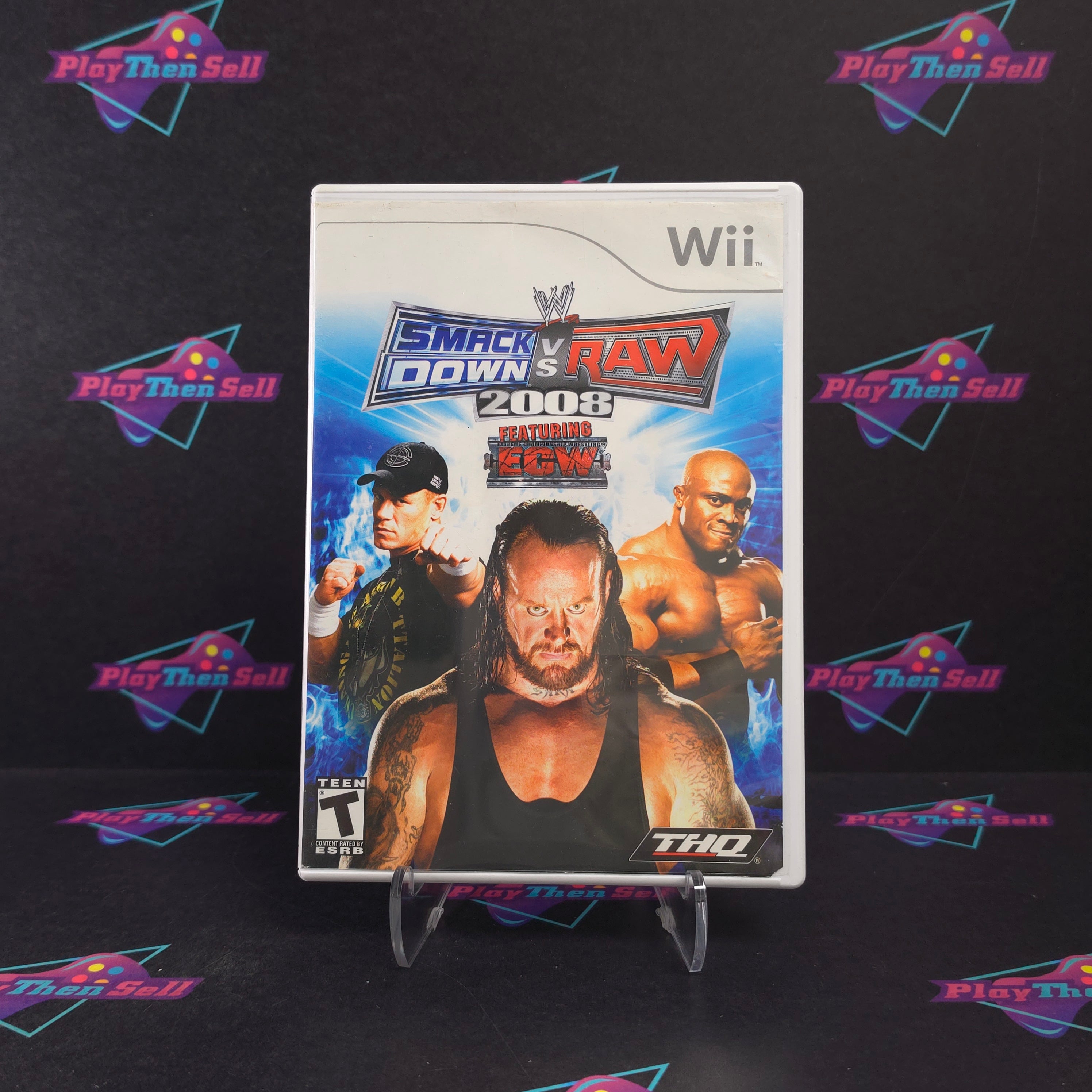 Smackdown vs Raw 2008 Nintendo Wii Complete - Very Good