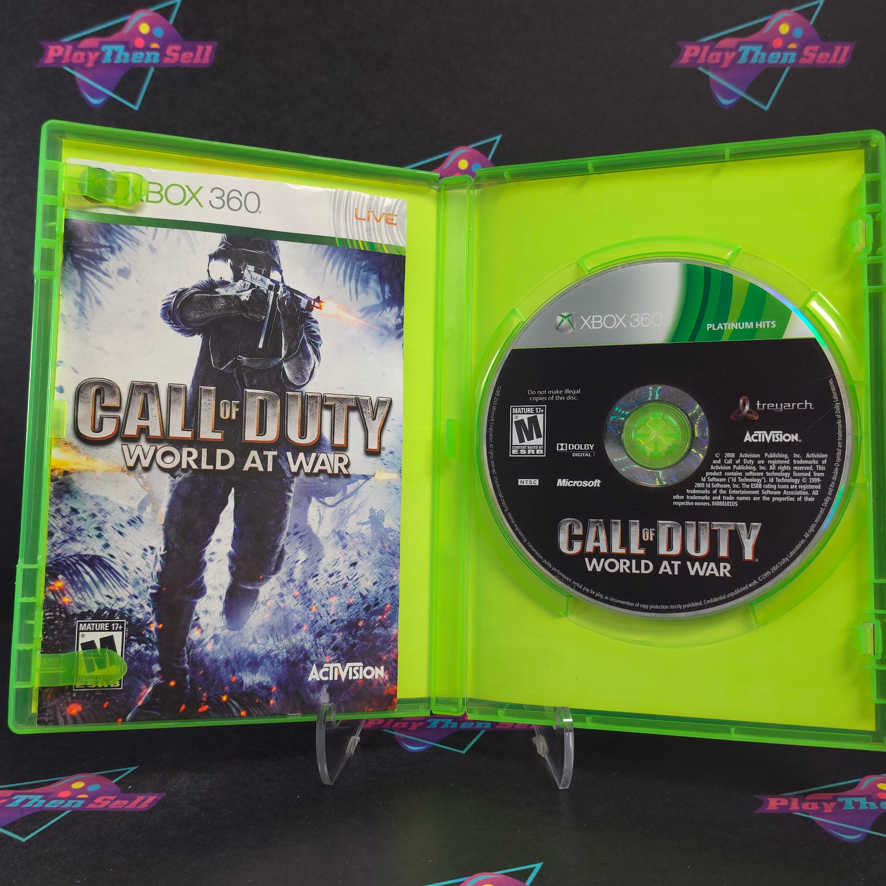 Call of Duty World at War Xbox 360 PH Complete - Very Good