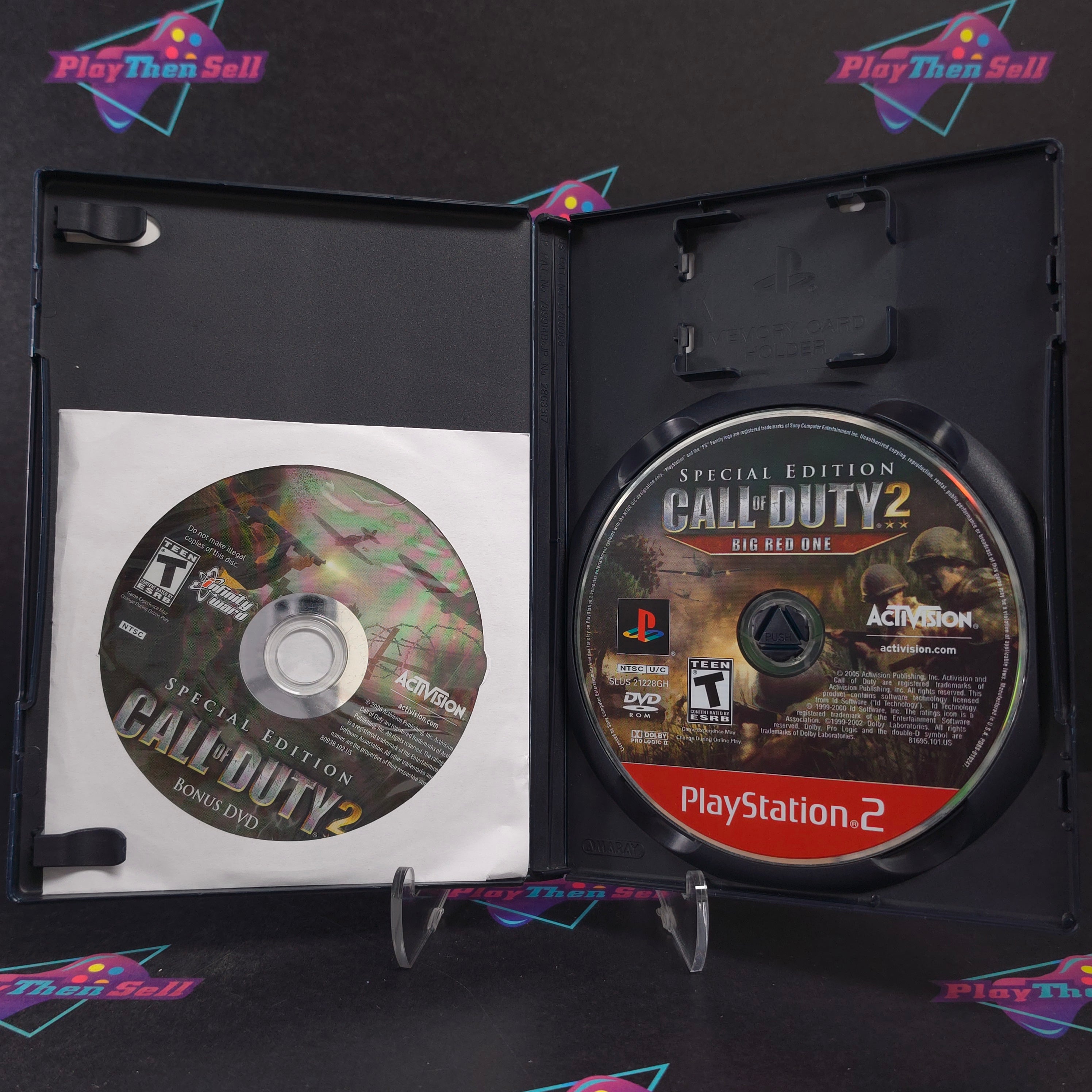 Call of Duty 2 Big Red One Special Edition PS2 PlayStation 2 GH - Very Good