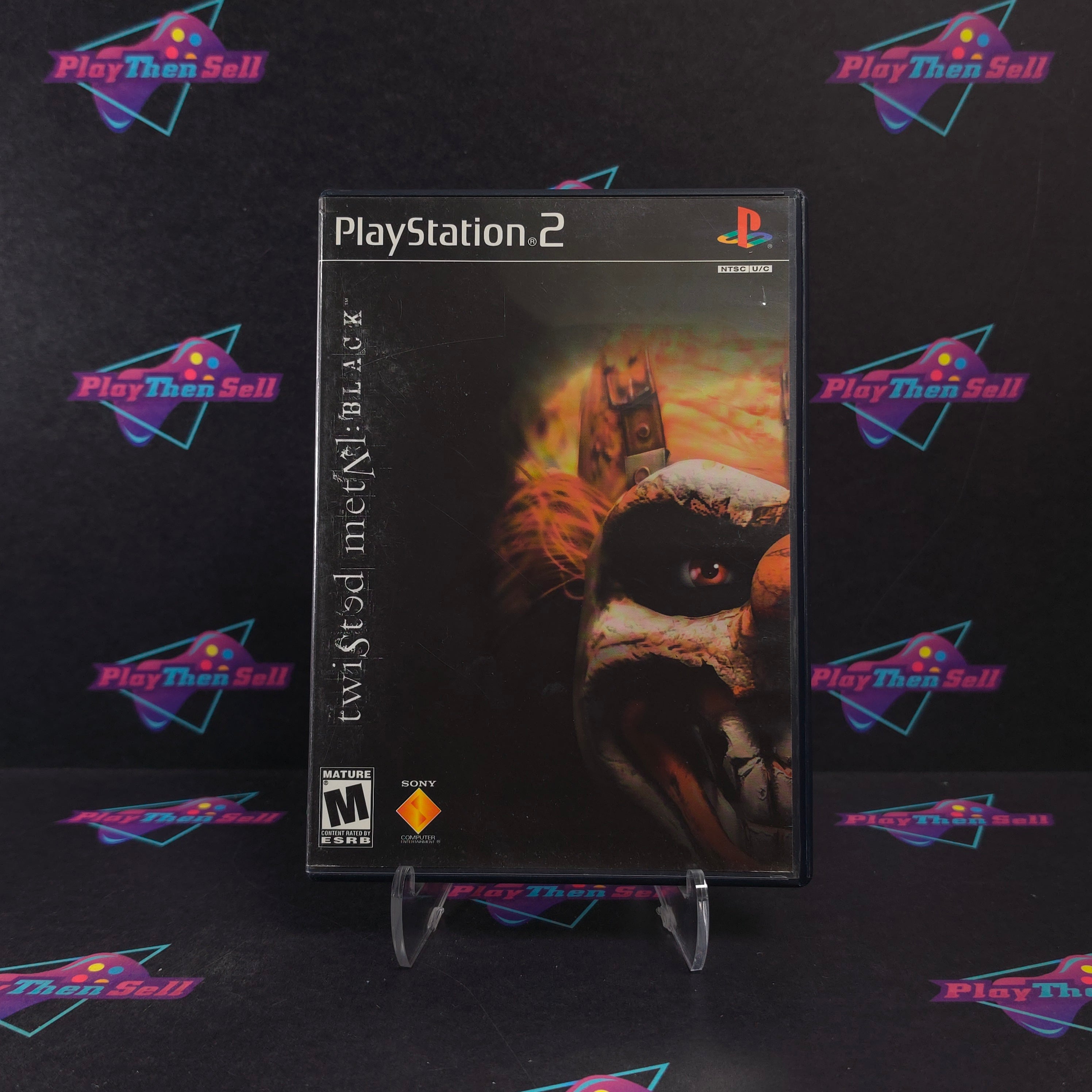Twisted Metal Black PS2 PlayStation 2 GH Disc - Very Good