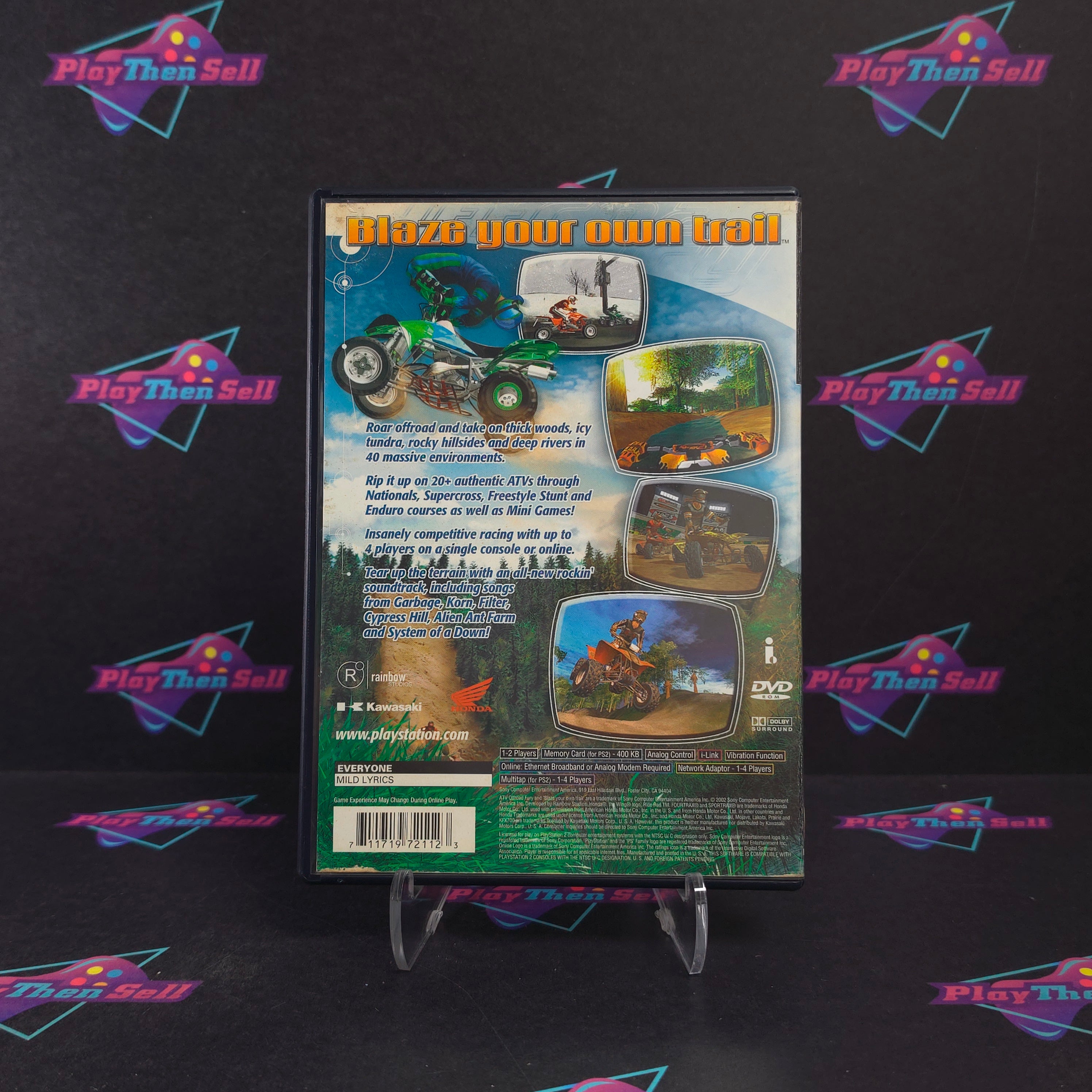 ATV Offroad Fury 2 PS2 PlayStation 2 + Reg Complete - Very Good