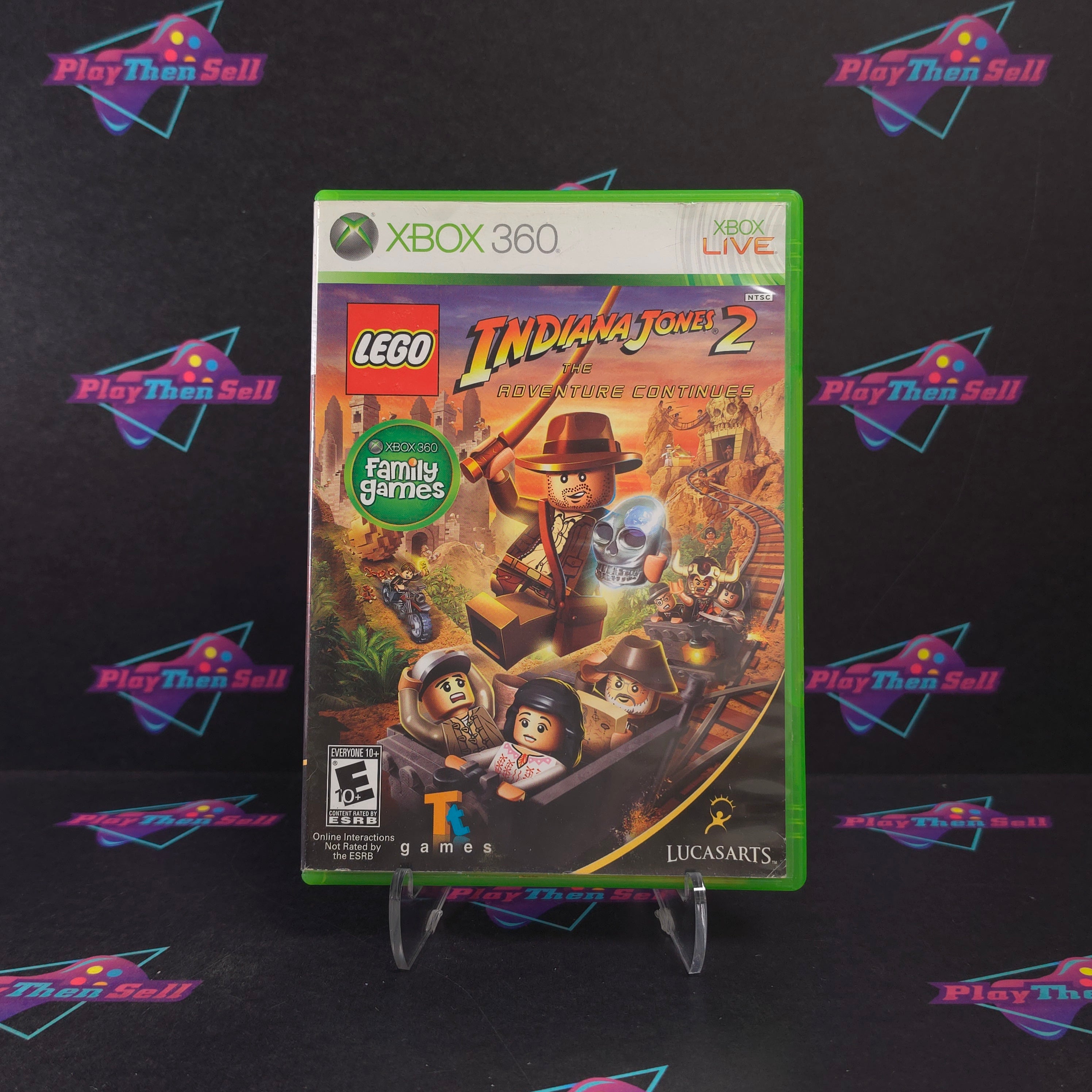 LEGO Indiana Jones 2 The Adventure Continues Xbox 360 Complete - Very Good