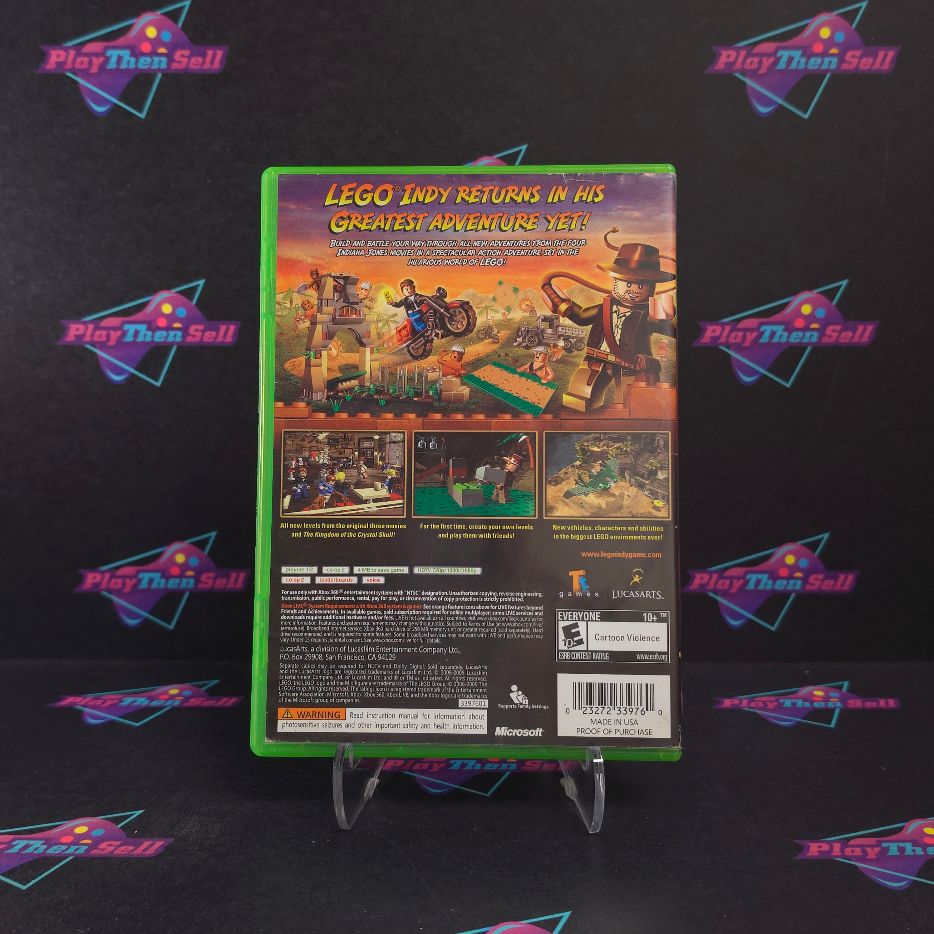 LEGO Indiana Jones 2 The Adventure Continues Xbox 360 Complete - Very Good
