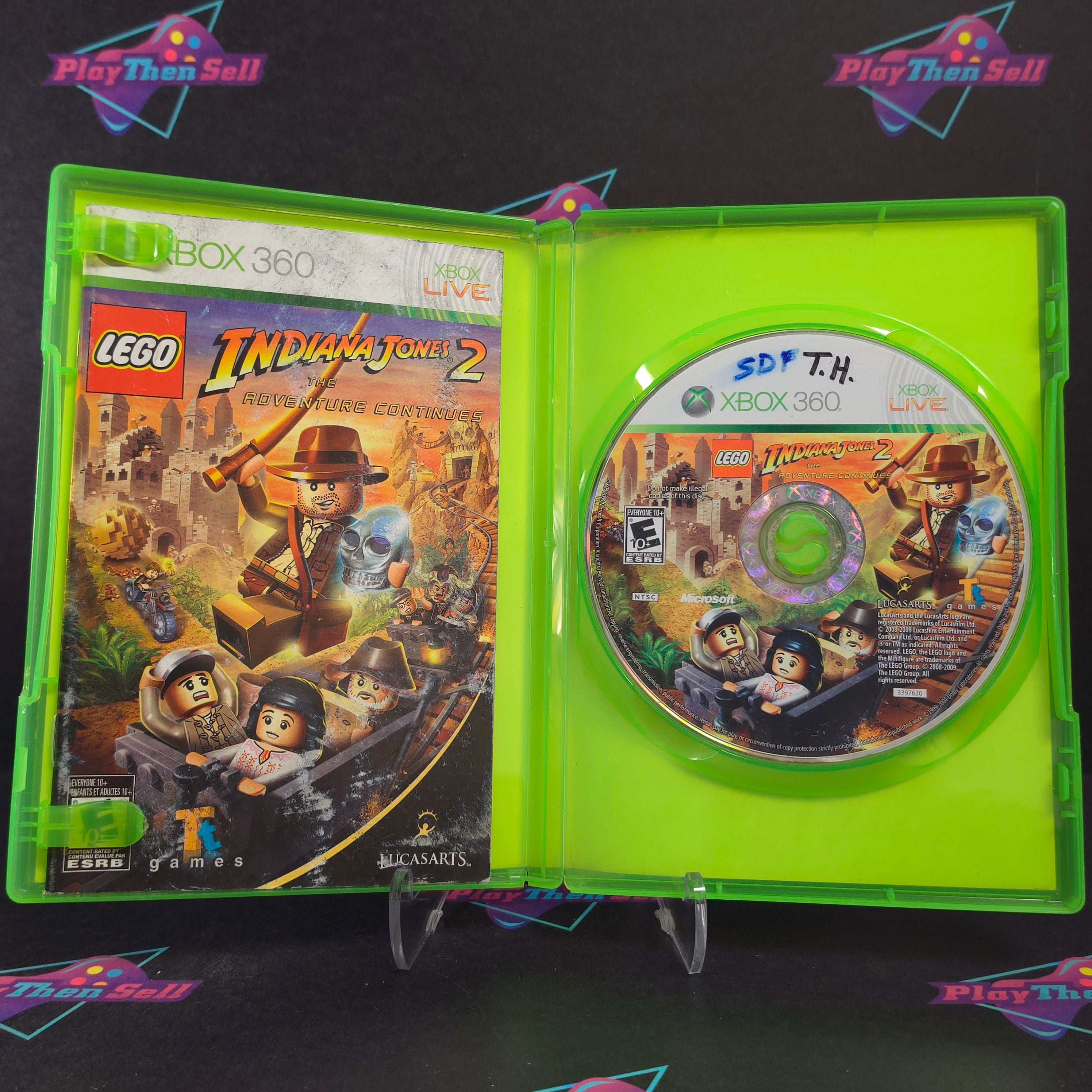 LEGO Indiana Jones 2 The Adventure Continues Xbox 360 Complete - Very Good