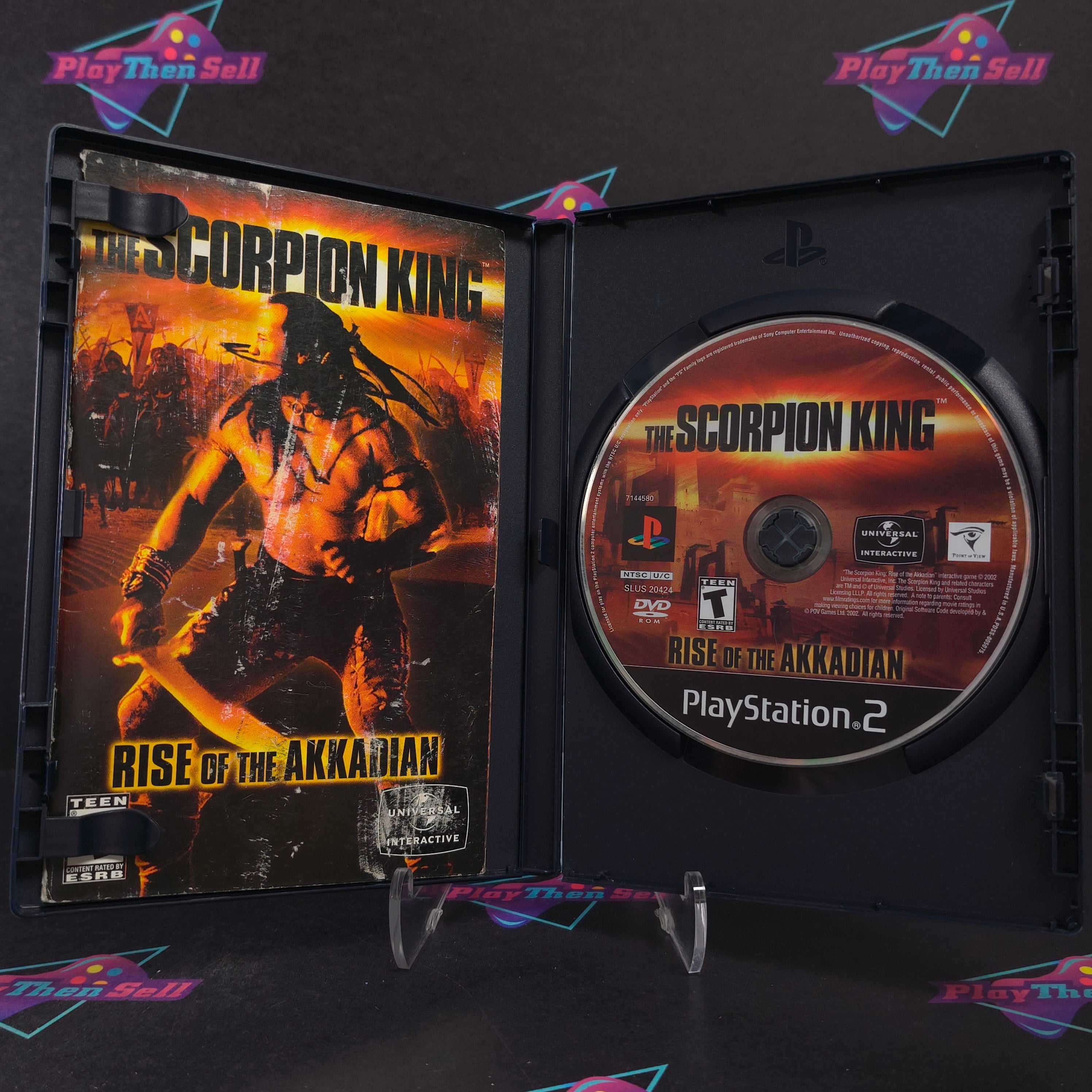 Scorpion King Rise of the Akkadian PS2 PlayStation 2 + Reg Complete - Very Good