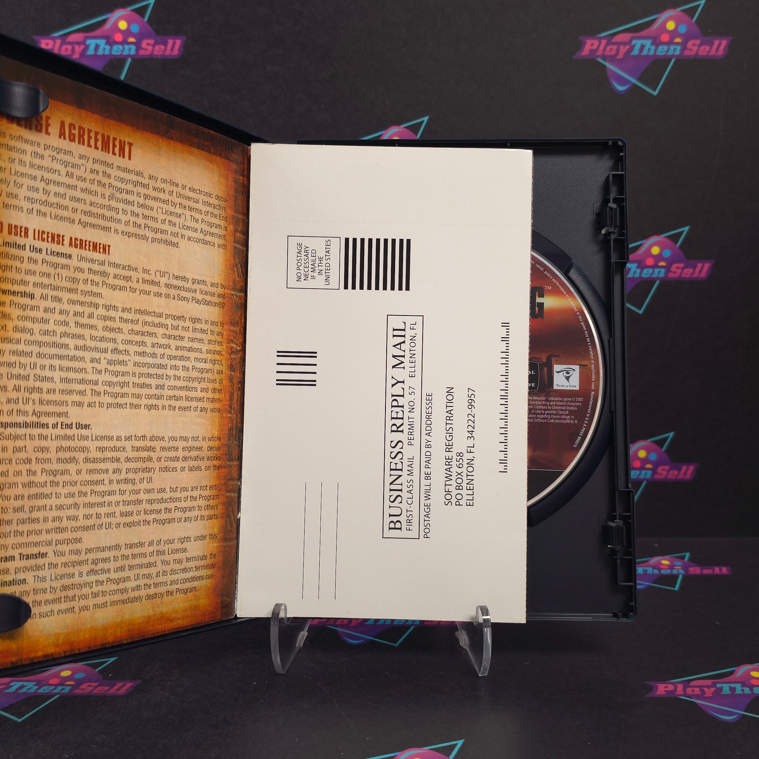 Scorpion King Rise of the Akkadian PS2 PlayStation 2 + Reg Complete - Very Good