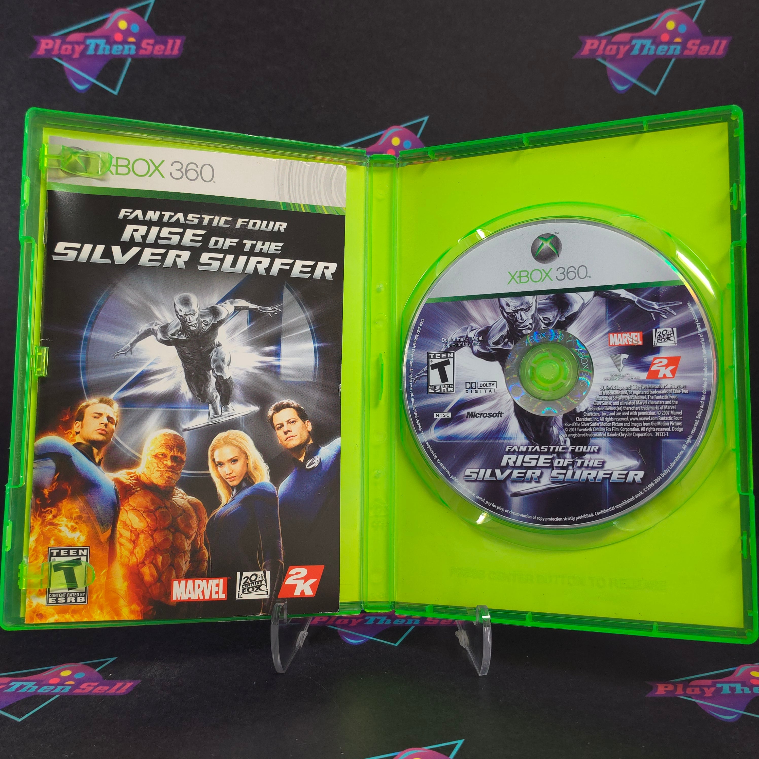 Fantastic Four Rise of the Silver Surfer Xbox 360 Complete - Excellent