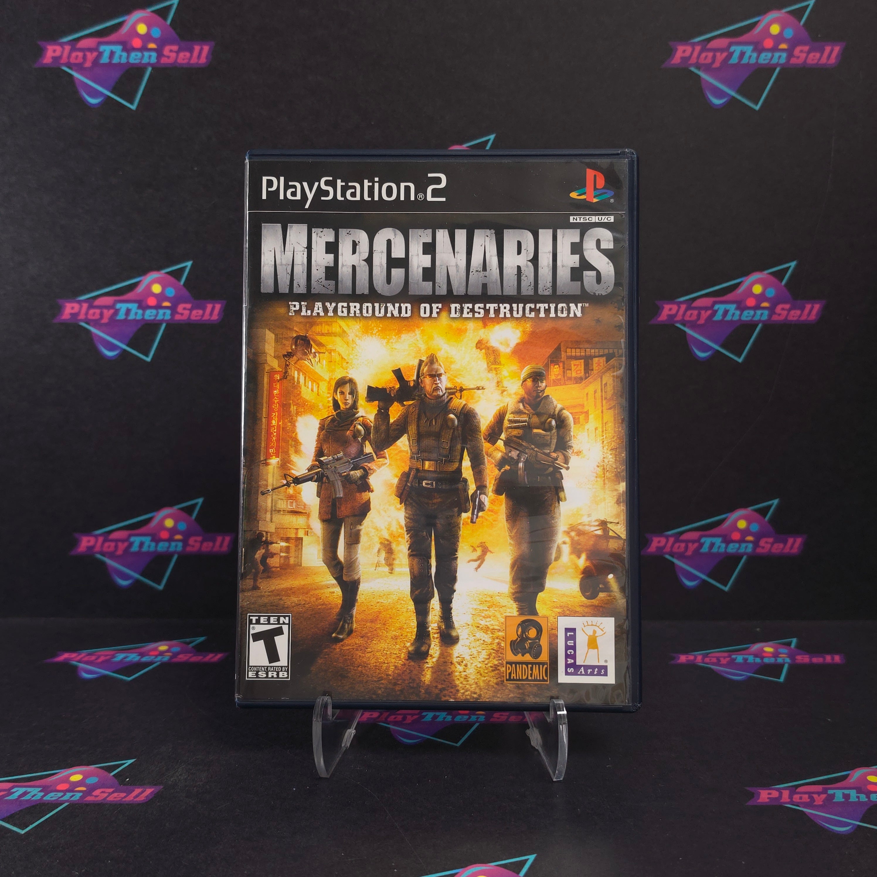 Mercenaries Playground of Destruction PS2 PlayStation 2 + Reg Complete - Excellent