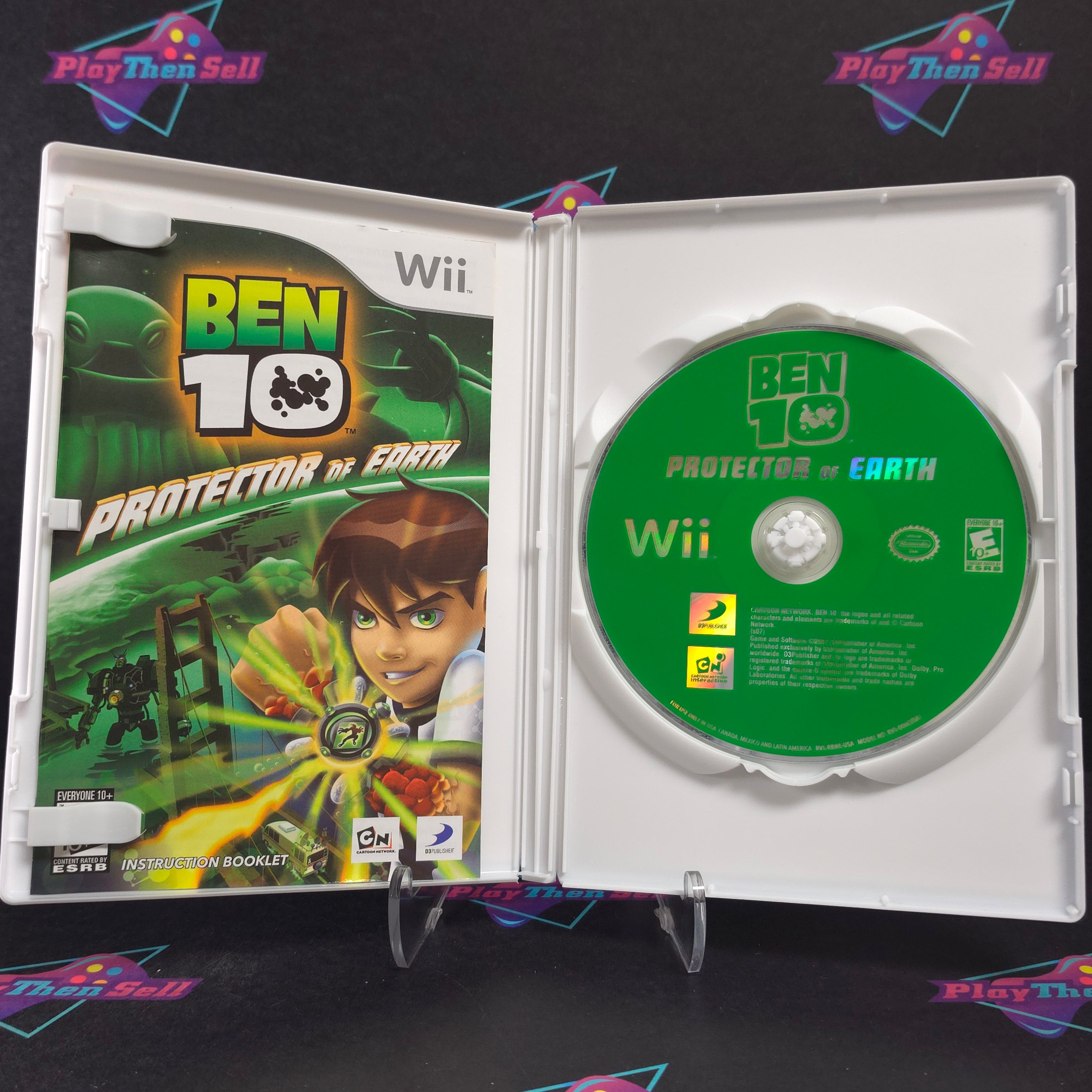 Ben 10 Protector of Earth Nintendo Wii Complete - Excellent