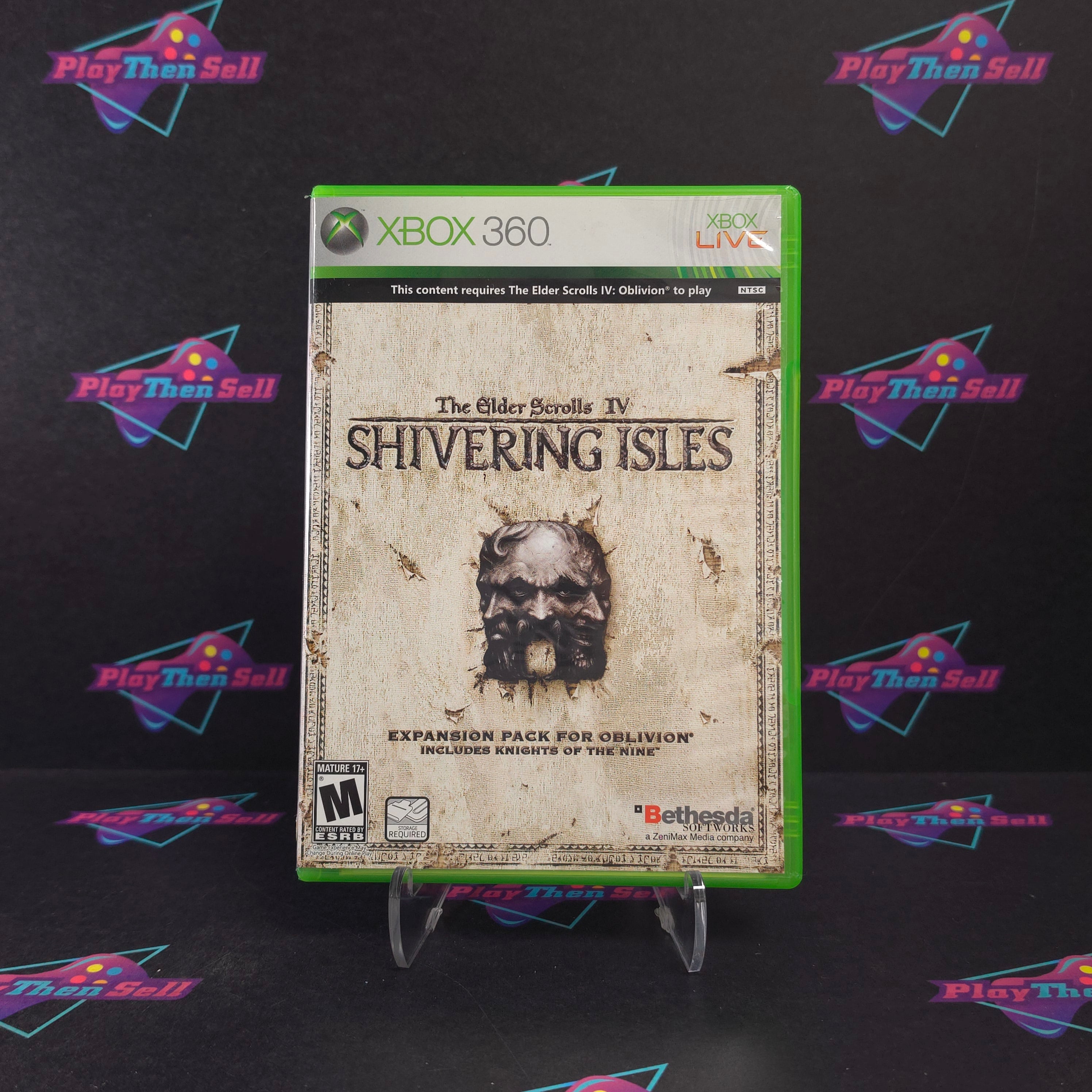 The Elder Scrolls IV (4) Shivering Isles Xbox 360 + Map Complete - Excellent