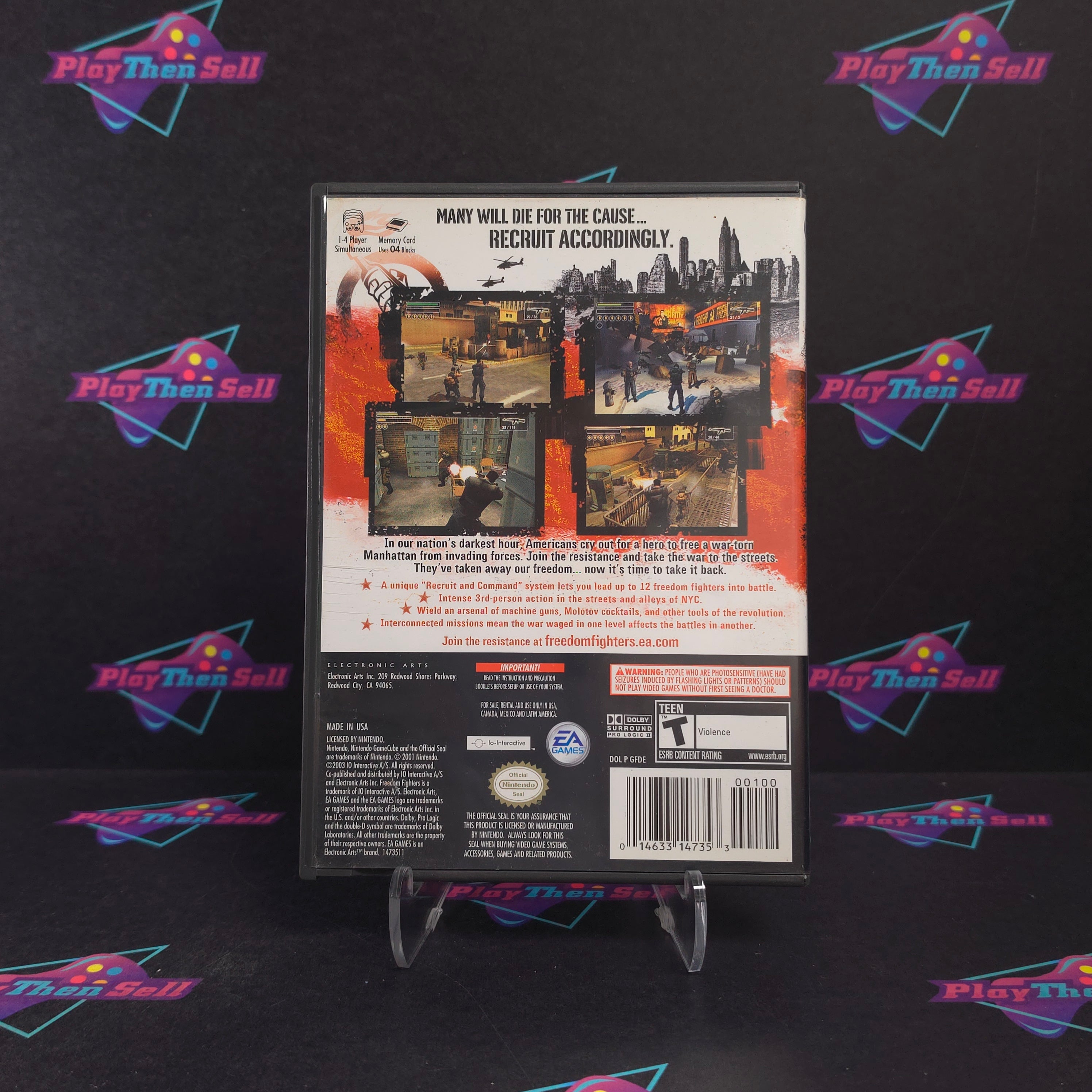 Freedom Fighters Nintendo Gamecube - Very Good