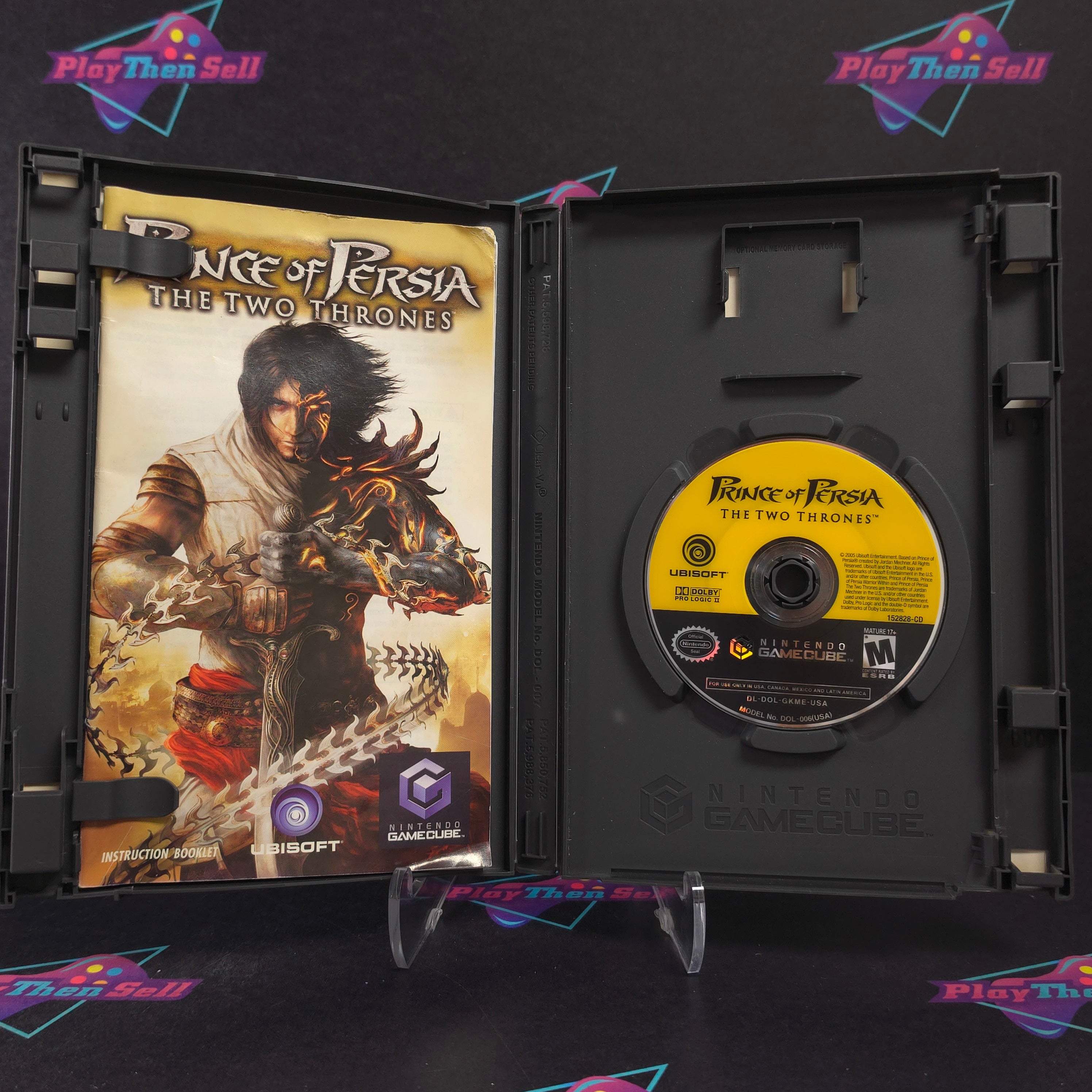 Prince of Persia The Two Thrones Nintendo GameCube Complete - Very Good