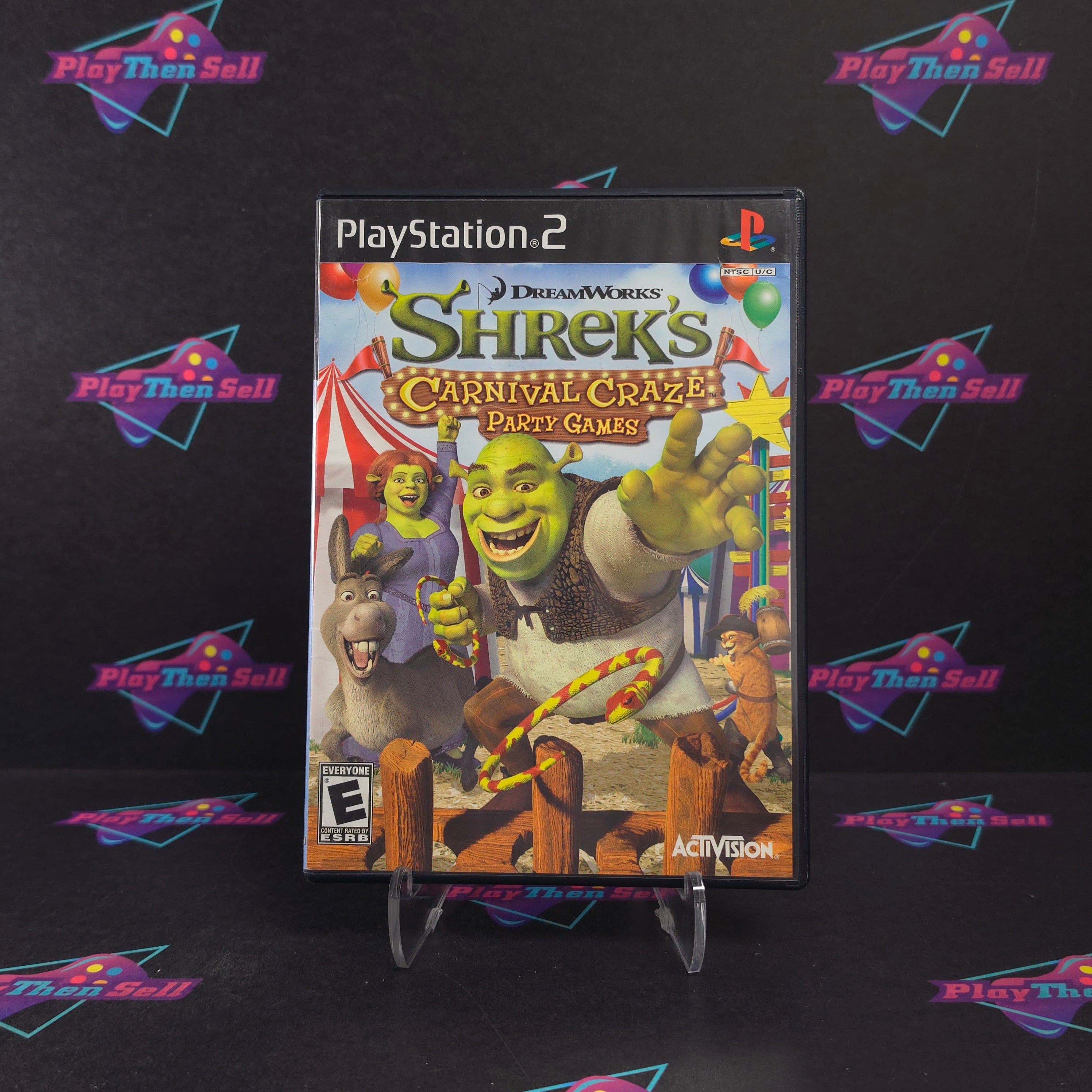 Shrek's Carnival Craze Party Games PS2 PlayStation 2 - Very Good