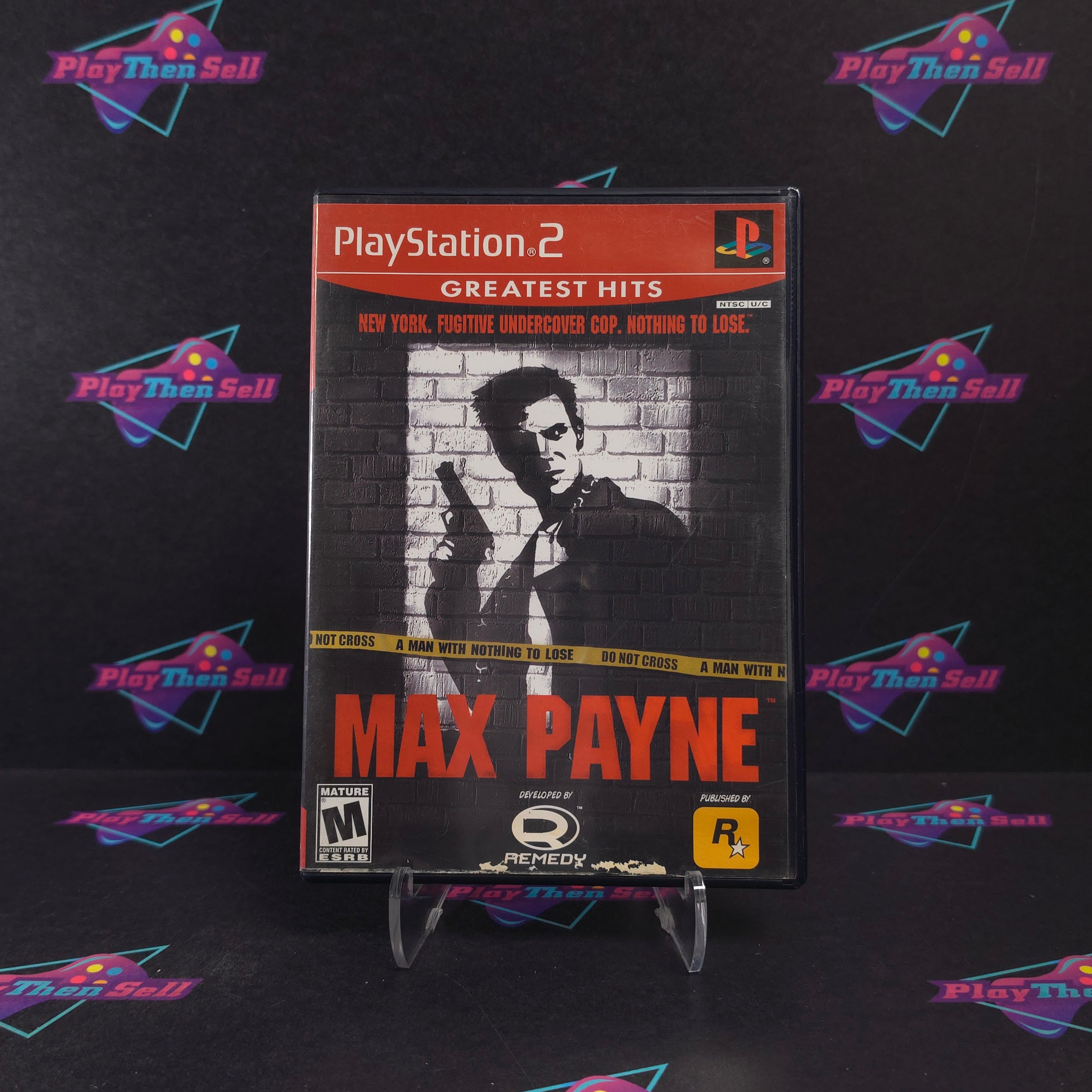 Max Payne PS2 PlayStation 2 GH - Very Good