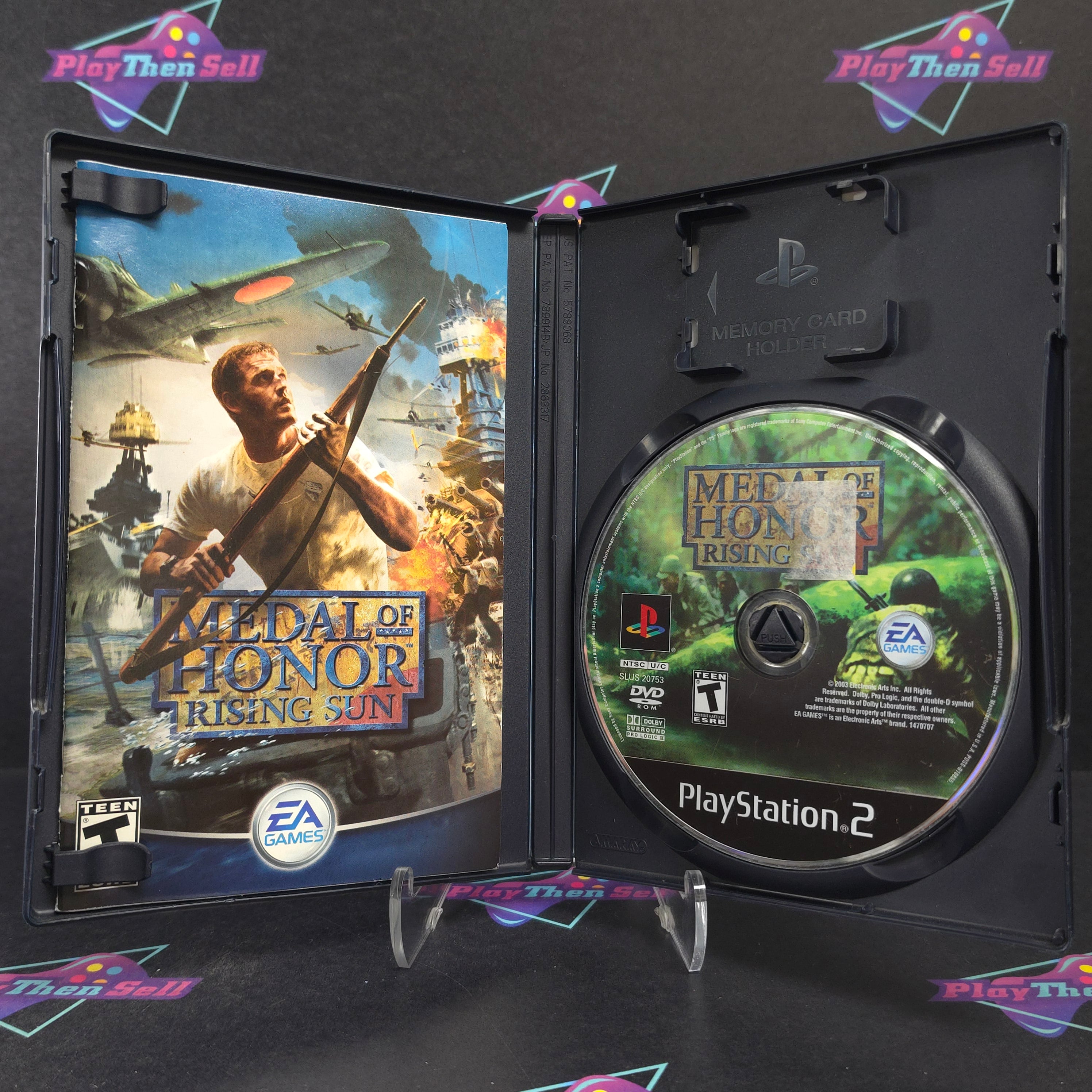 Medal of Honor Rising Sun PS2 PlayStation 2 Complete - Very Good
