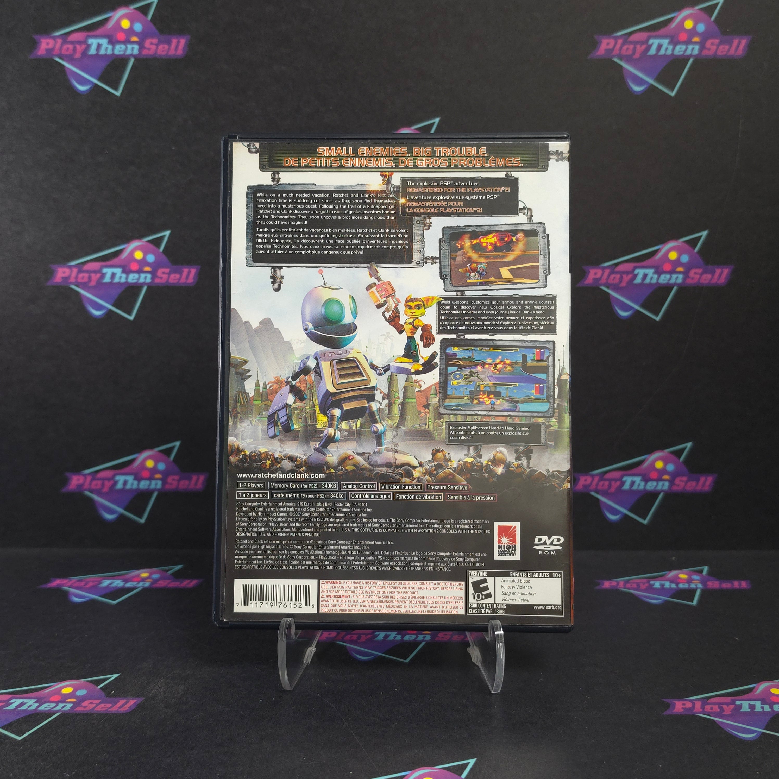 Ratchet & Clank Size Matters PS2 PlayStation 2 Complete - Very Good