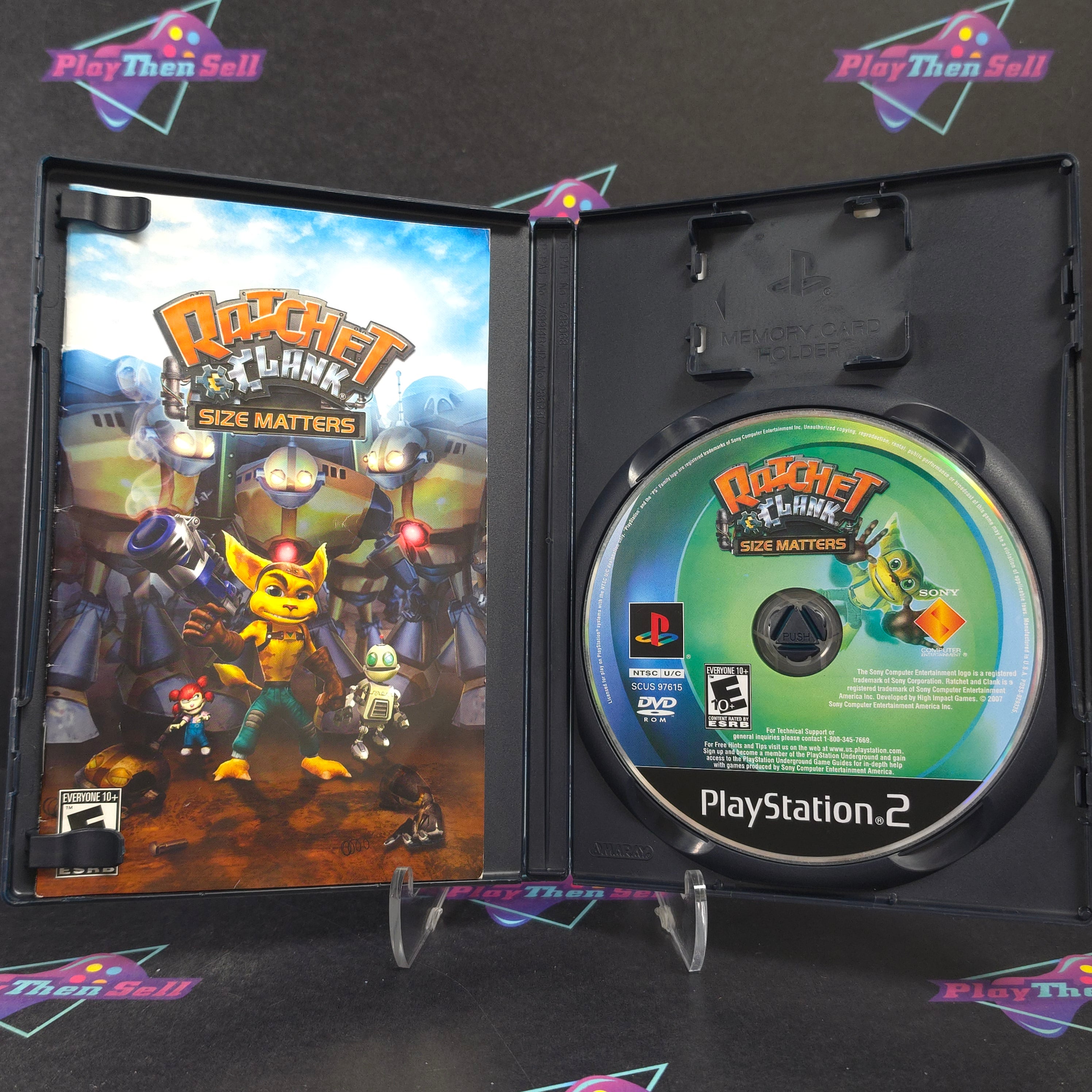 Ratchet & Clank Size Matters PS2 PlayStation 2 Complete - Very Good