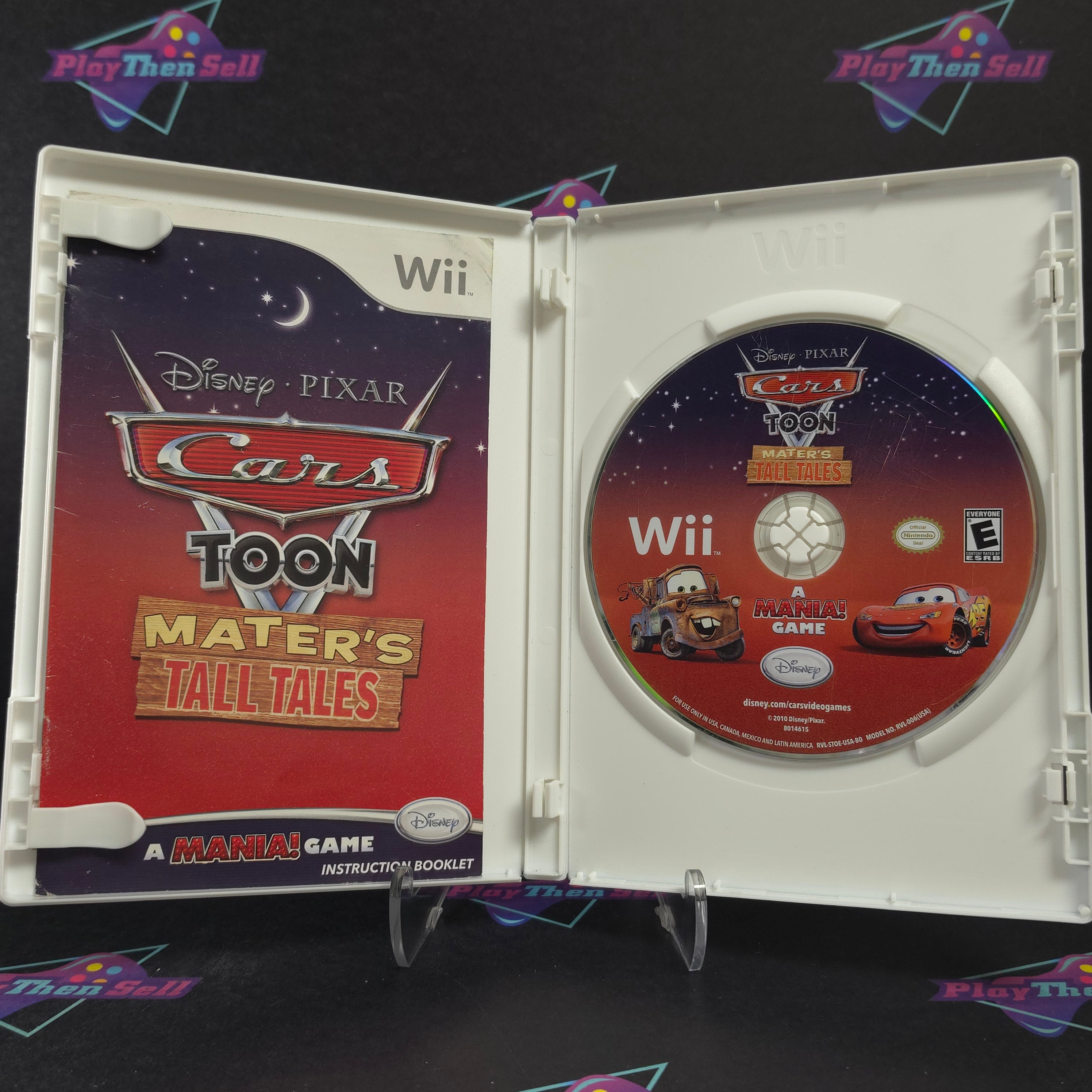 Cars Toon Mater's Tall Tales Nintendo Wii Complete - Very Good