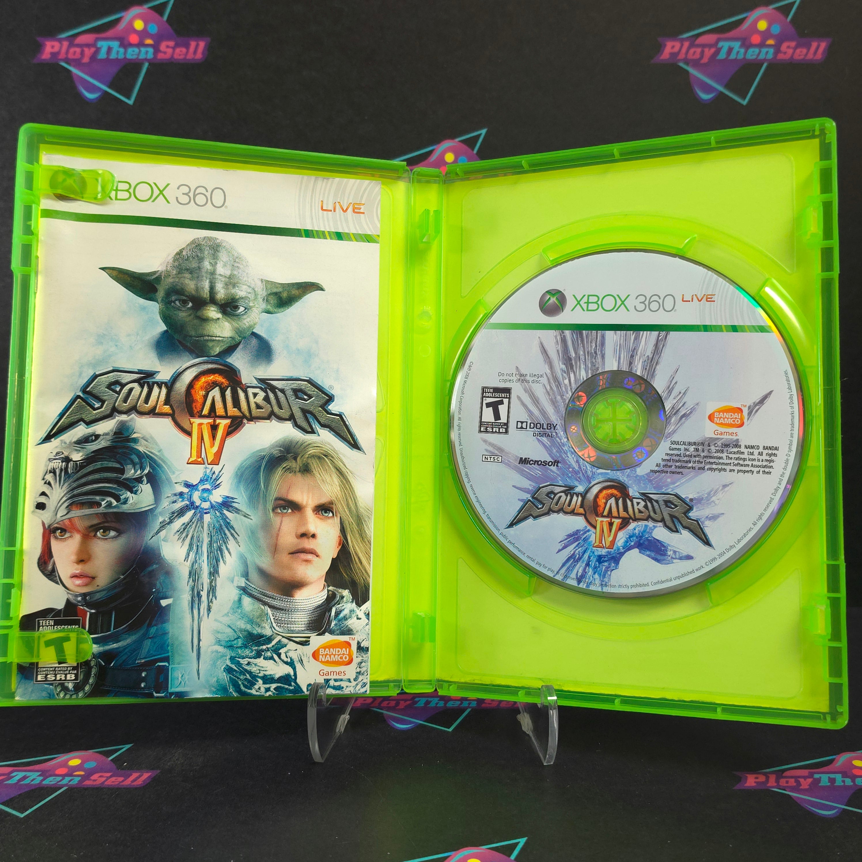 Soul Calibur IV (4) Xbox 360 Complete - Very Good