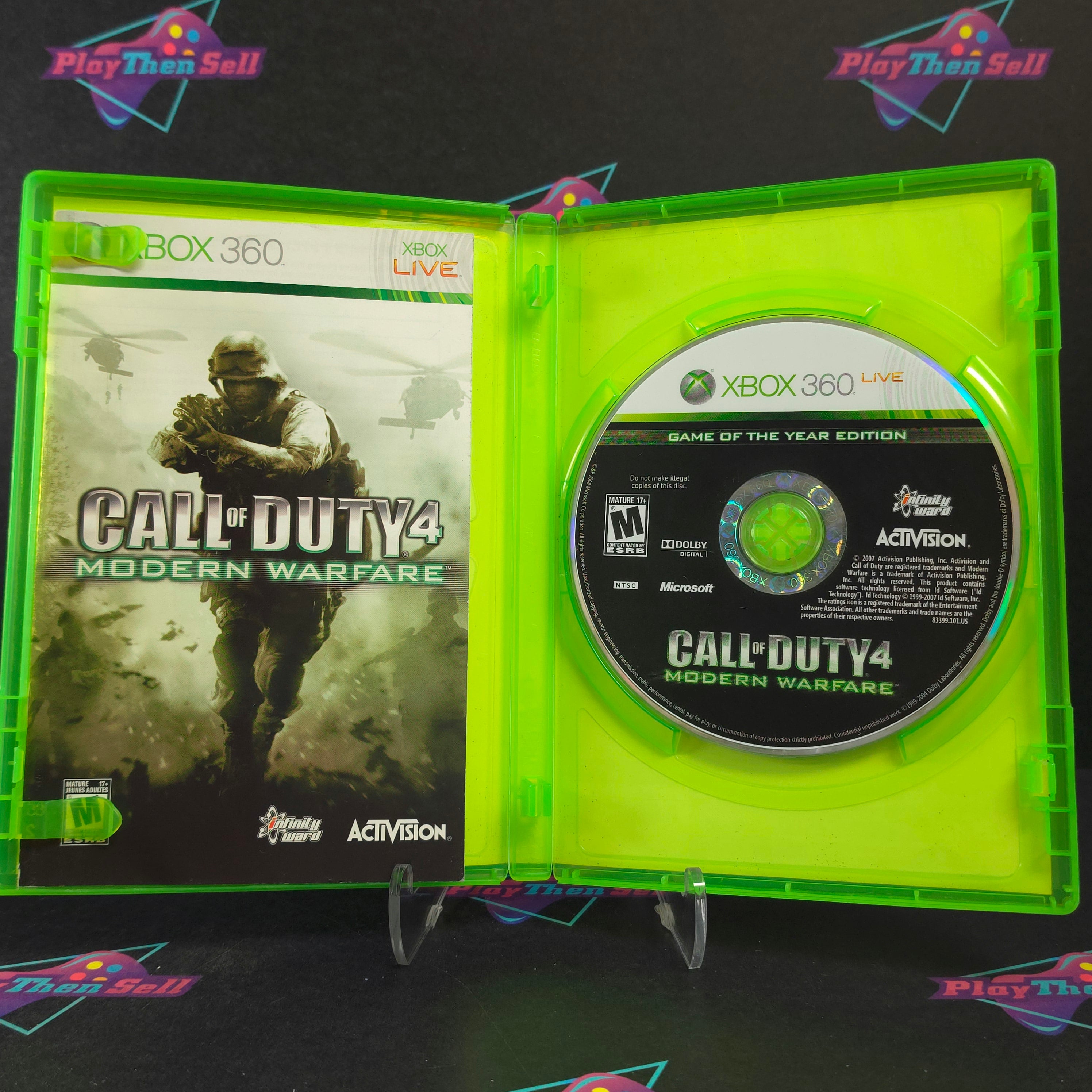 Call of Duty 4 Modern Warfare GOTY Xbox 360 Complete - Very Good
