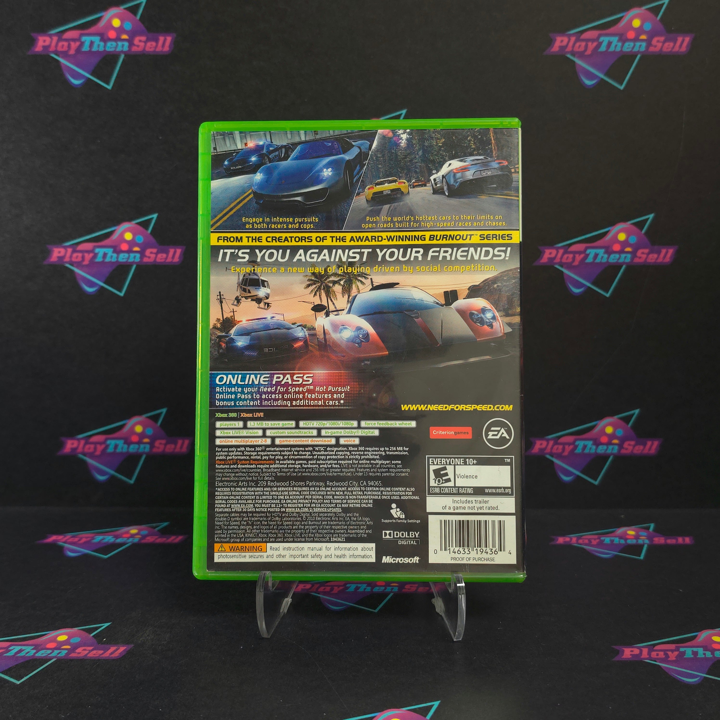 Need for Speed Hot Pursuit Xbox 360 Complete - Very Good
