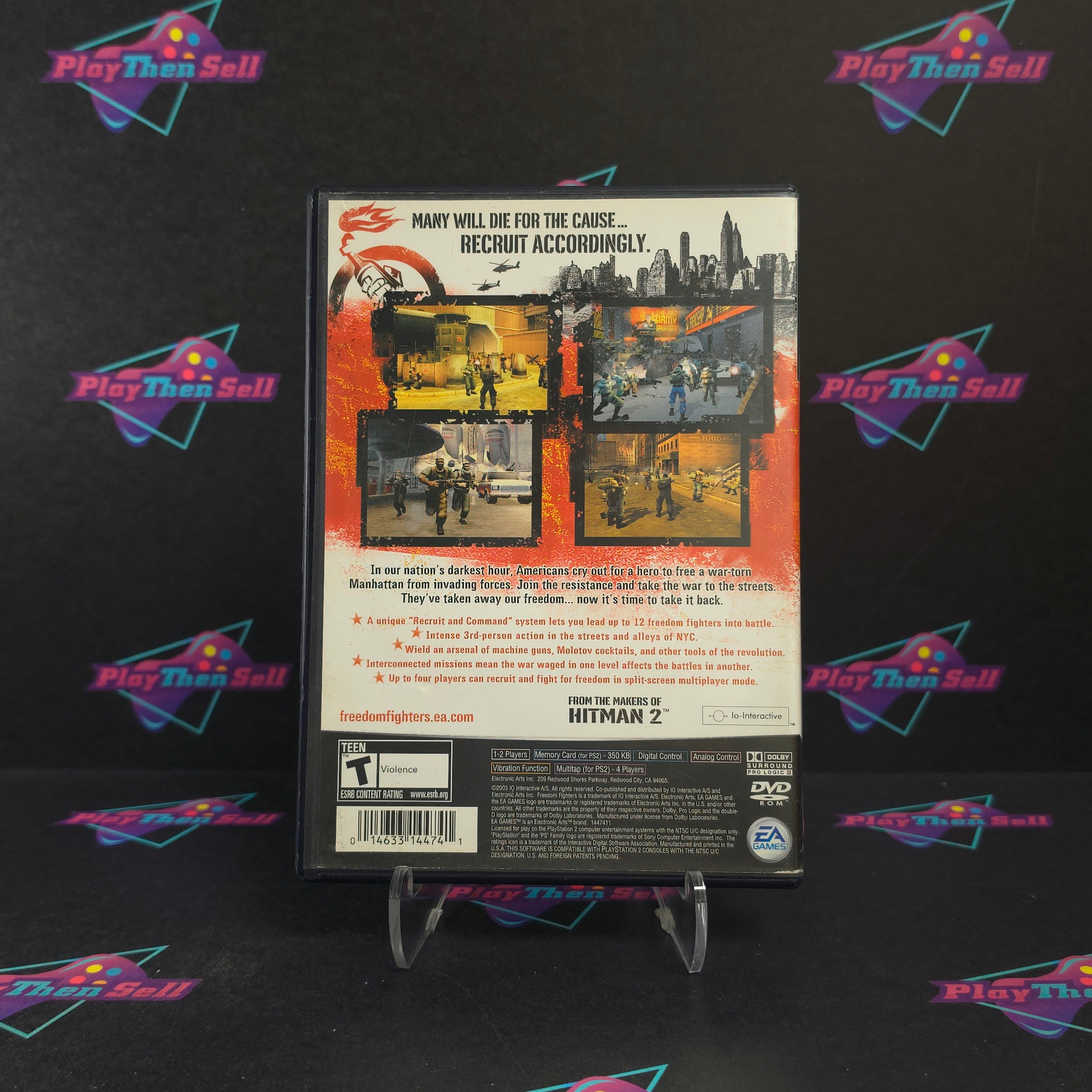 Freedom Fighters PS2 PlayStation 2 Complete - Very Good