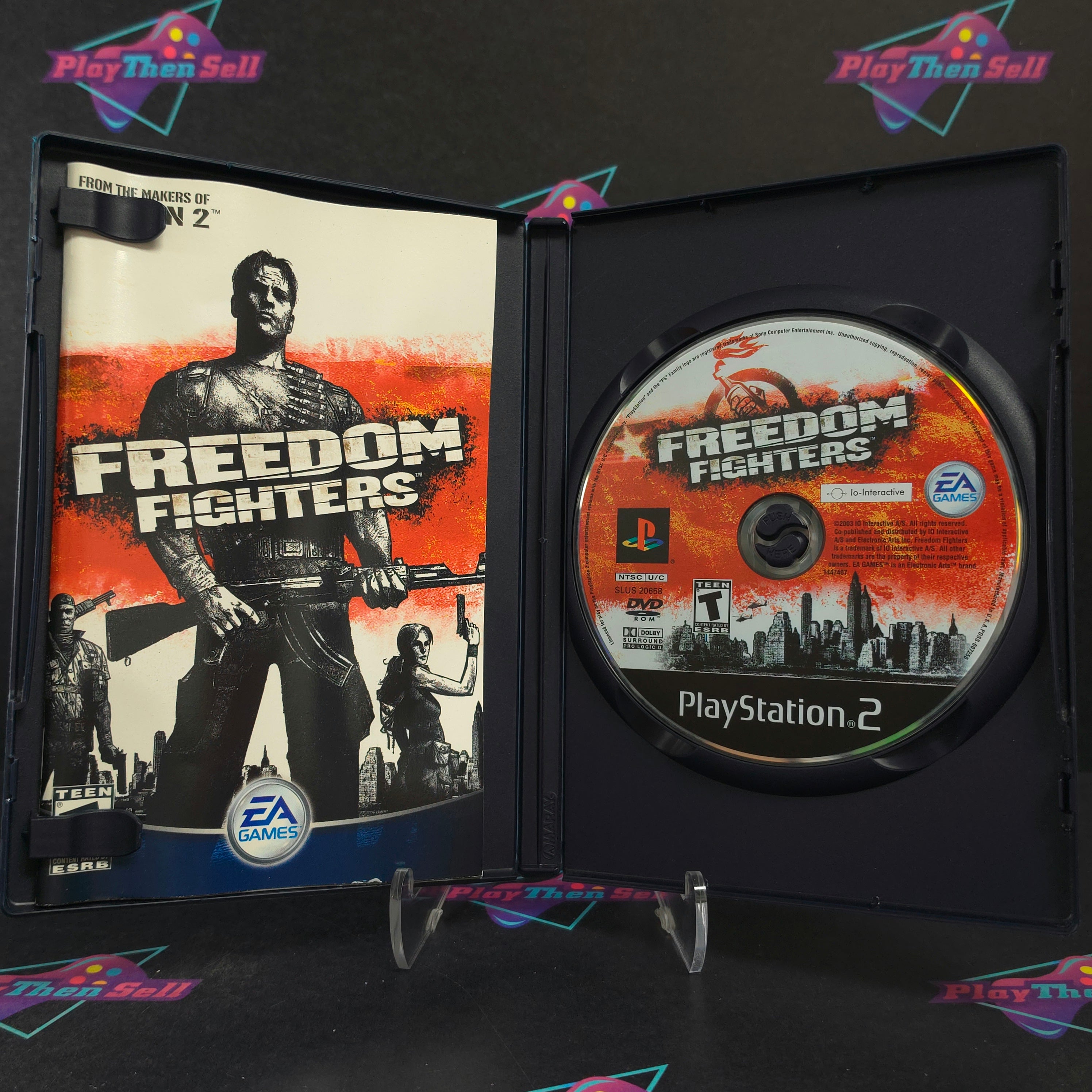 Freedom Fighters PS2 PlayStation 2 Complete - Very Good