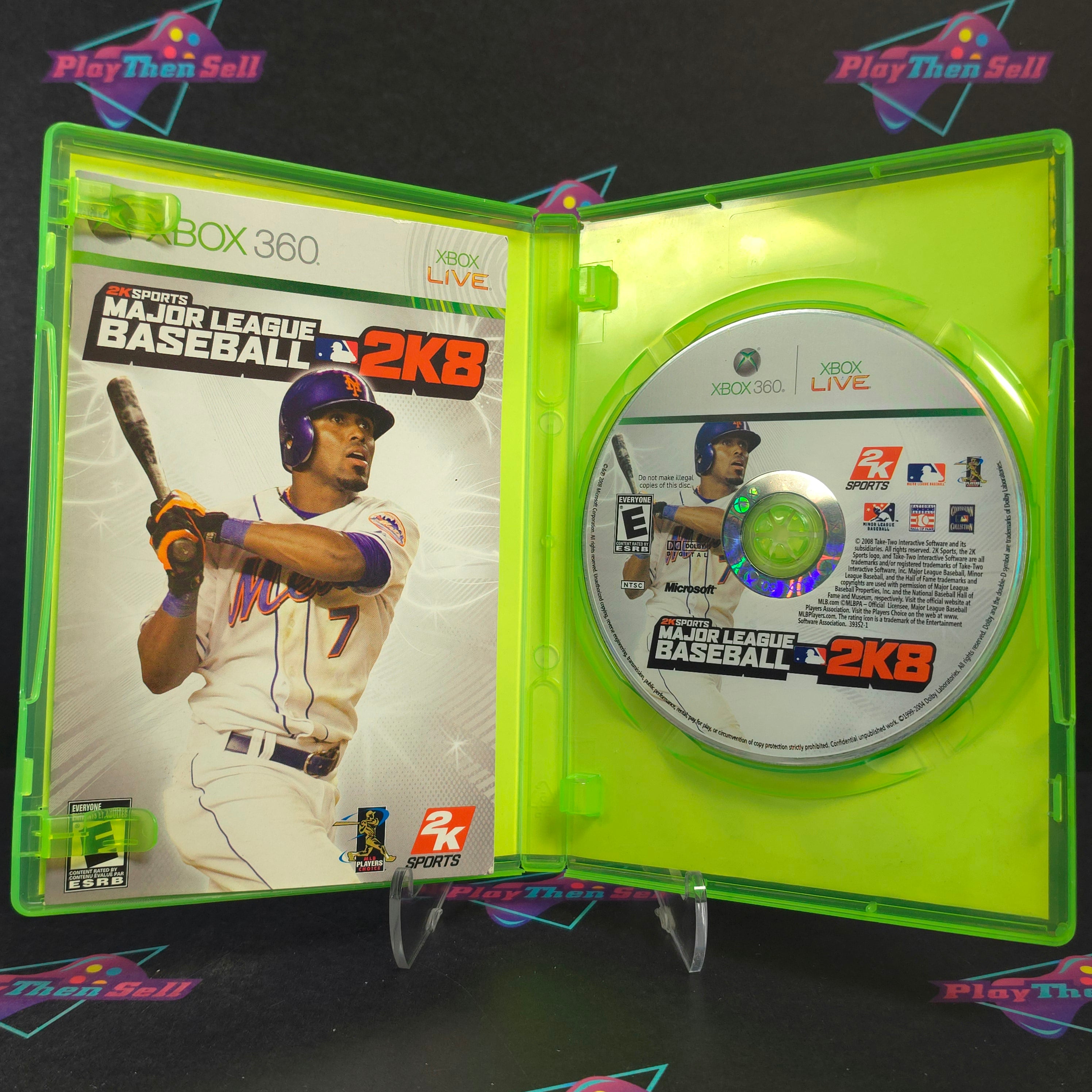 Major League Baseball MLB 2K8 Xbox 360 Complete - Very Good