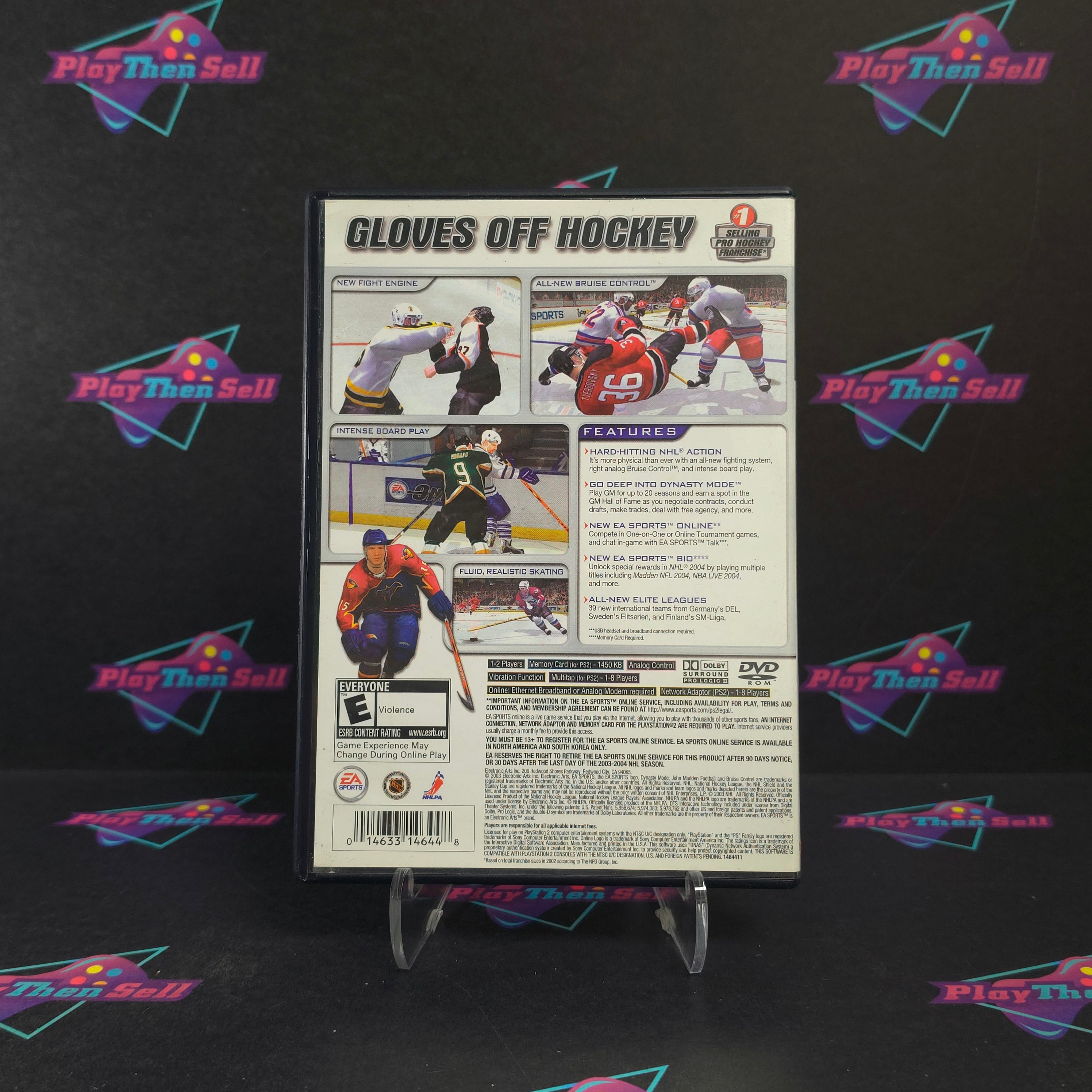 NHL 2004 PS2 PlayStation 2 Complete - Very Good